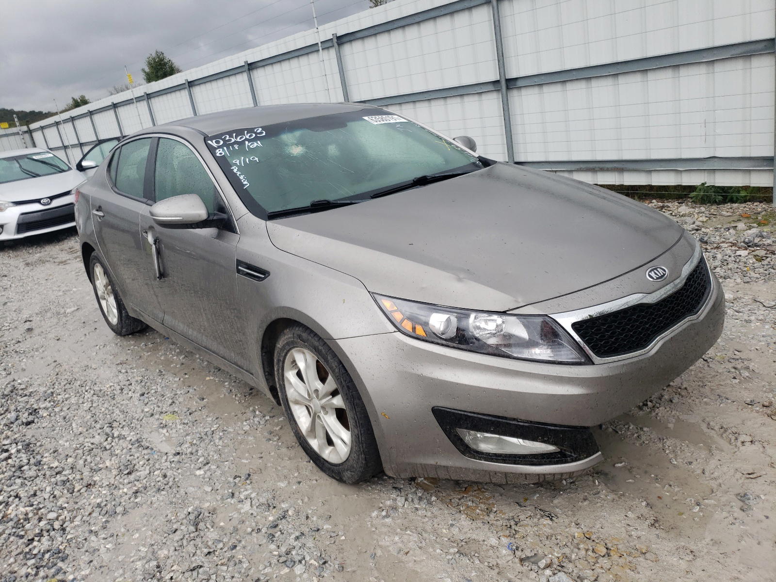 KIA OPTIMA EX 2012 with VIN 5XXGN4A72CG028064 - Photo from auction