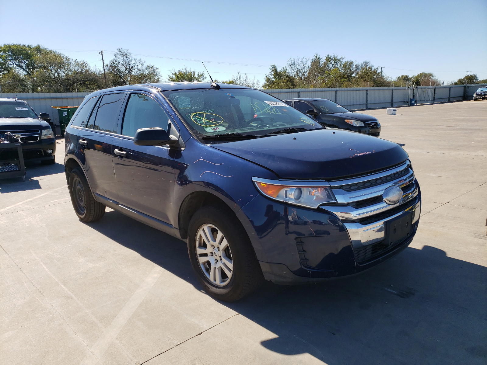 FORD EDGE SE 2012 with VIN 2FMDK3GC4CBA29142 - Photo from auction