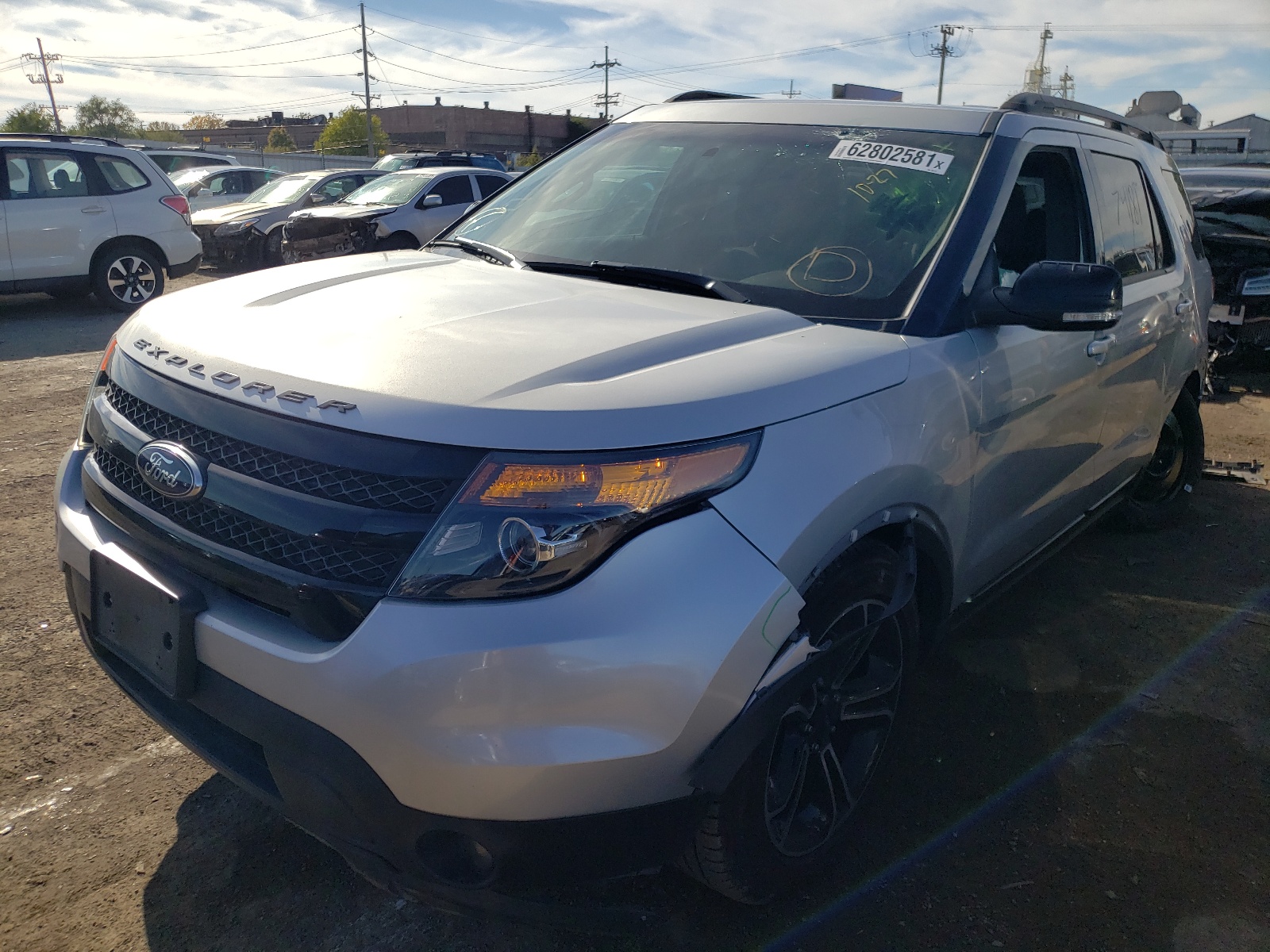 Photo 2 from auction – 2015 FORD EXPLORER S with VIN 1FM5K8GT9FGB01189