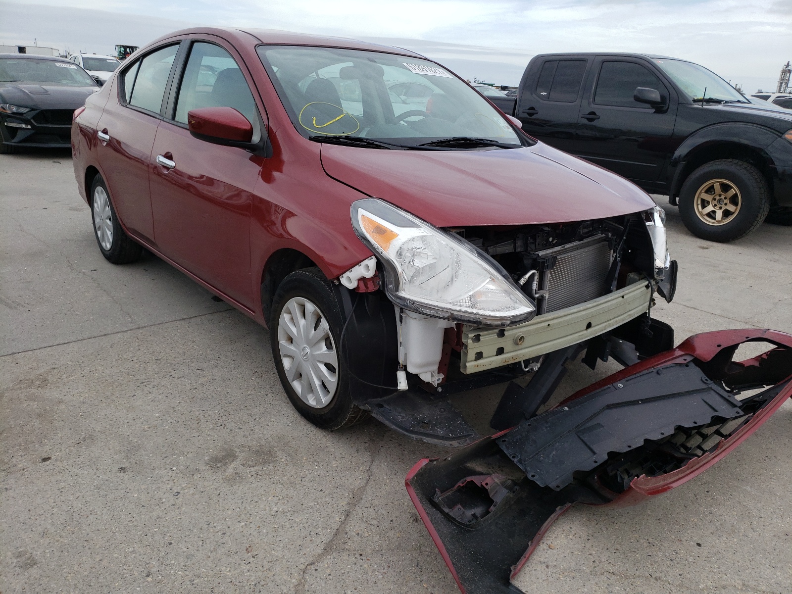 Photo 1 from auction – 2019 NISSAN VERSA S with VIN 3N1CN7AP4KL827088