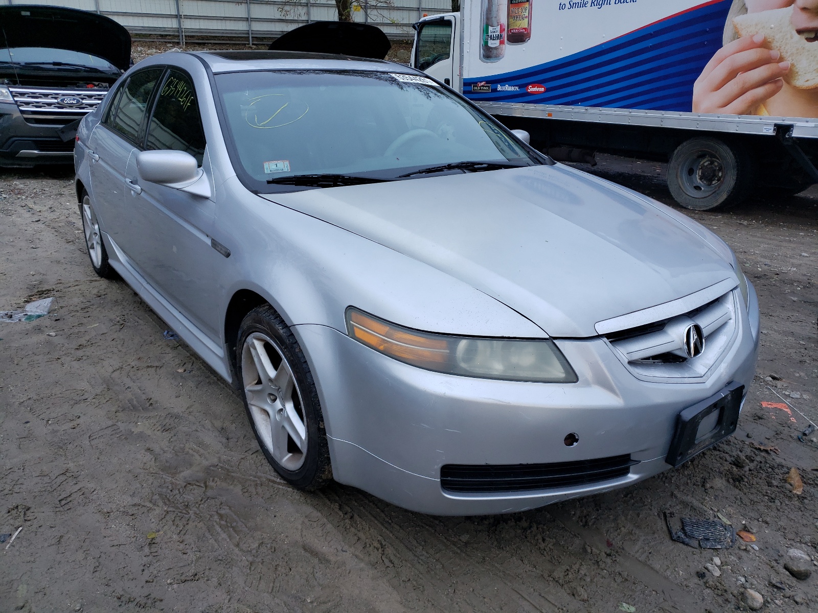 ACURA TL 2004 with VIN 19UUA66284A001621 - Photo from auction