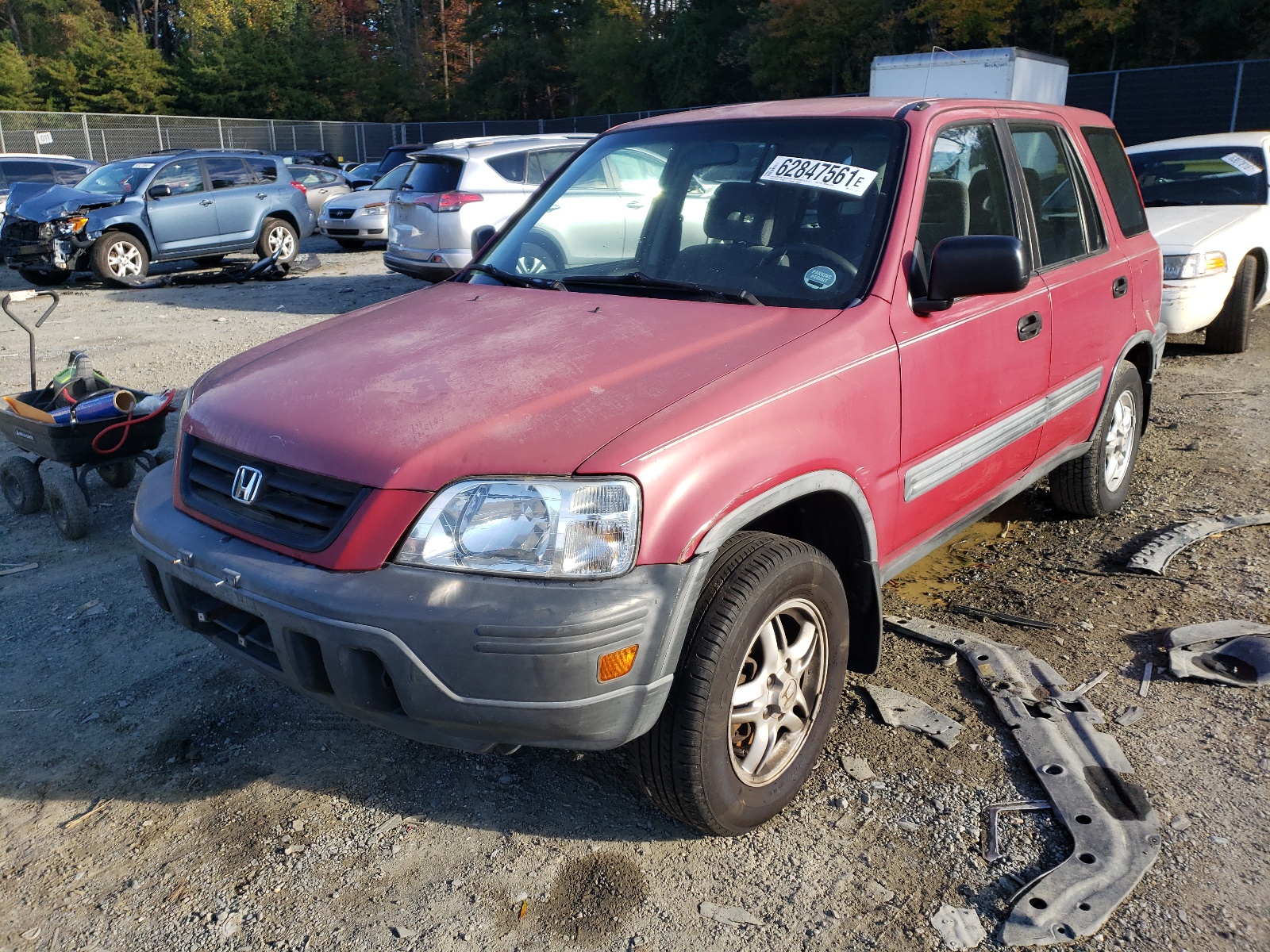 Photo 2 from auction – 1997 HONDA CR-V LX with VIN JHLRD1855VC060446