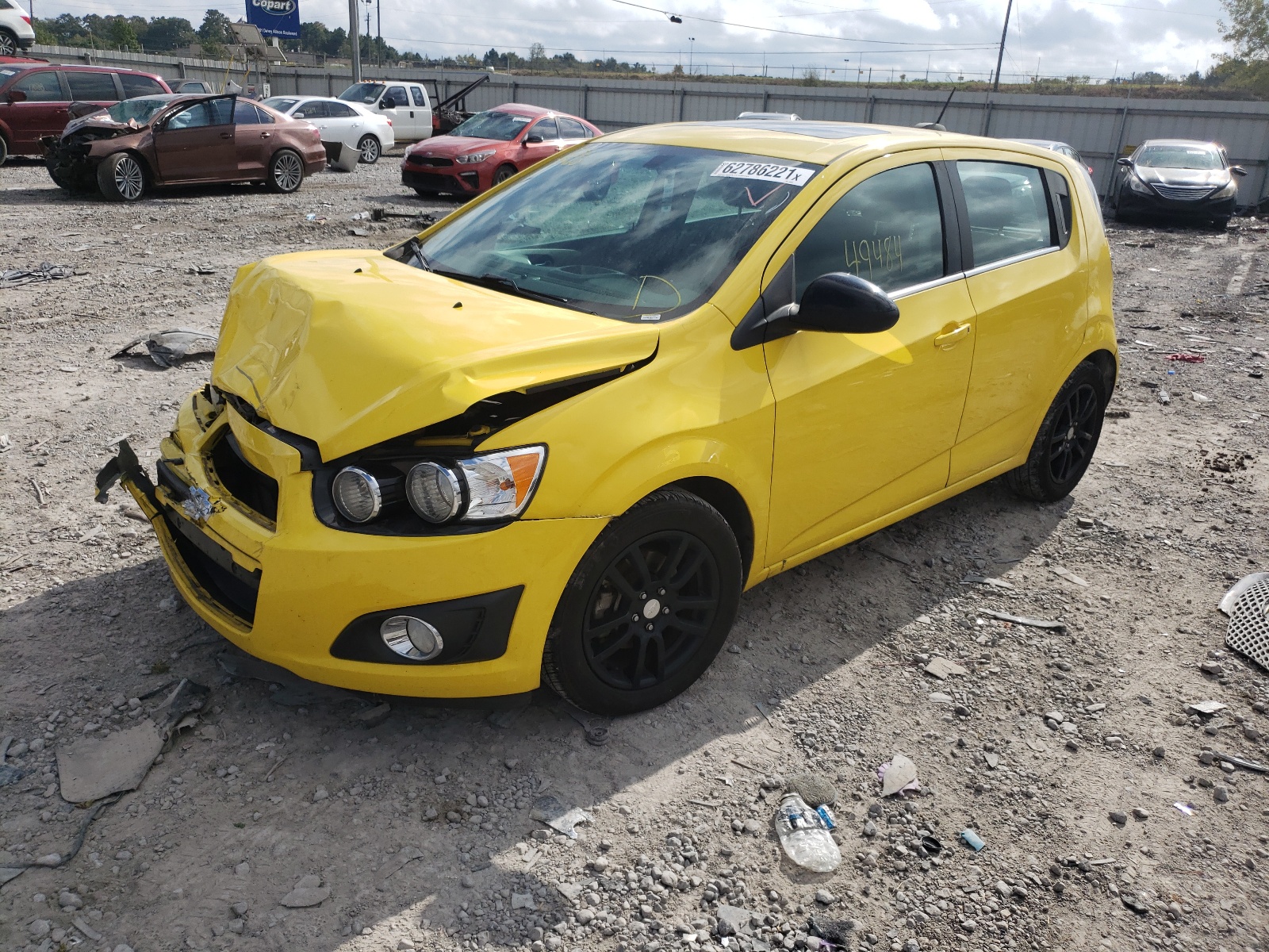 Photo 2 from auction – 2015 CHEVROLET SONIC LT with VIN 1G1JC6SH3F4180084