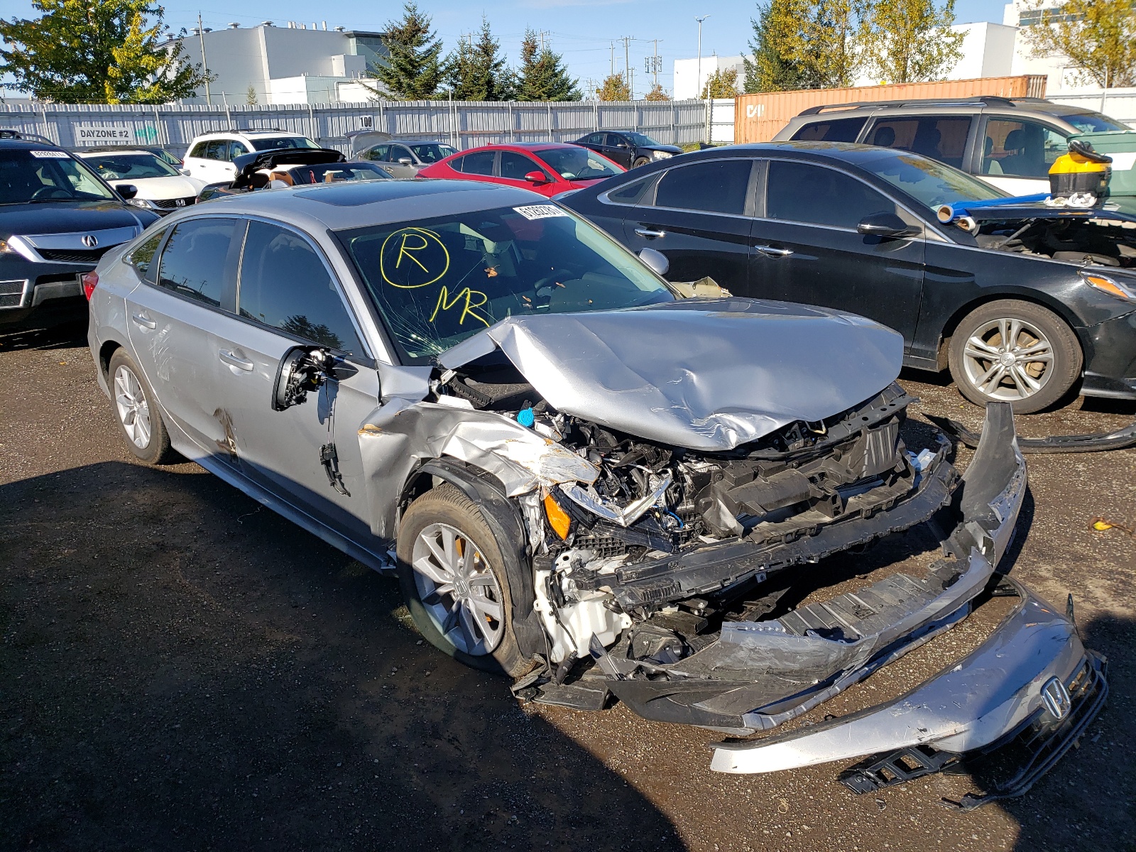 Photo 1 from auction – 2022 HONDA CIVIC EX with VIN 2HGFE2F37NH101663