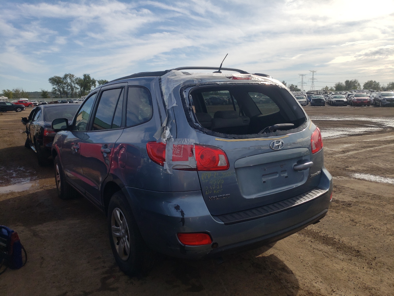 Photo 3 from auction – 2009 HYUNDAI SANTA FE G with VIN 5NMSG13D19H274944