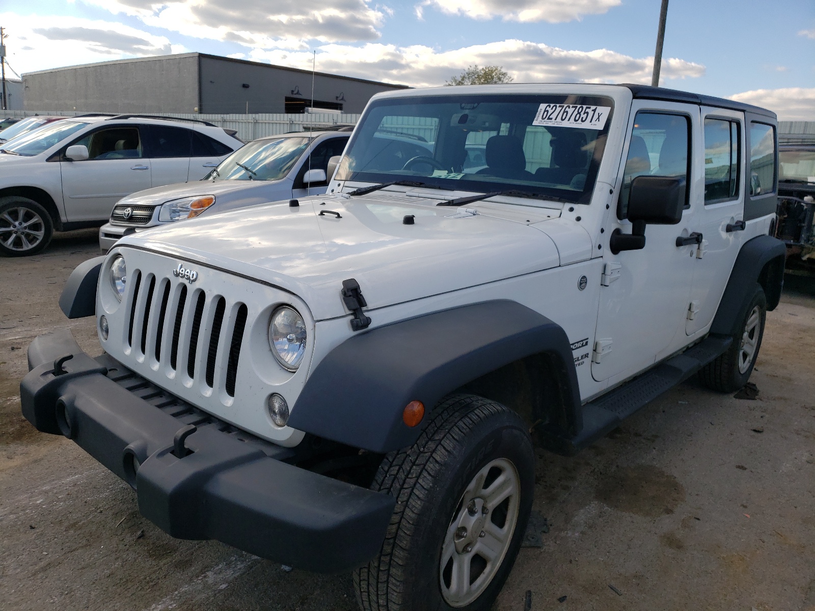 Photo 1 from auction – 2014 JEEP WRANGLER U with VIN 1C4BJWKG9EL328283