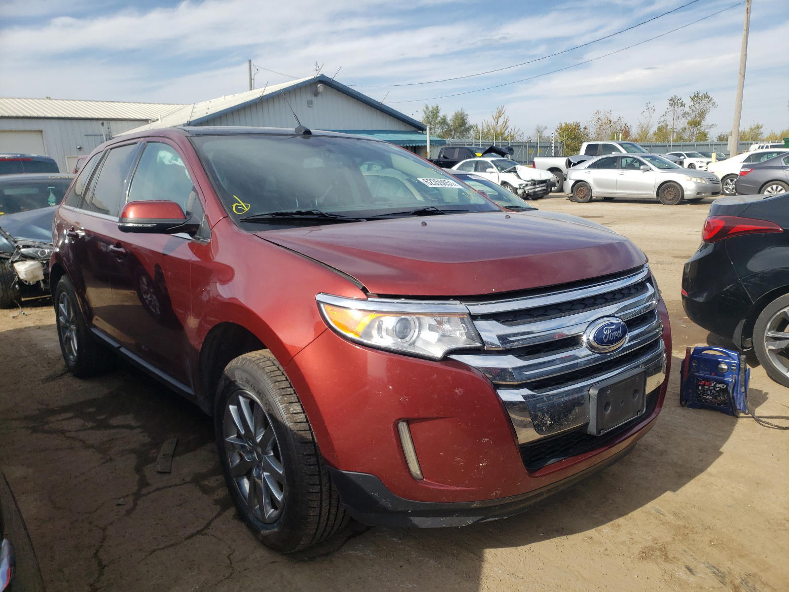 FORD EDGE LIMIT 2014 with VIN 2FMDK4KC5EBB06388 - Photo from auction