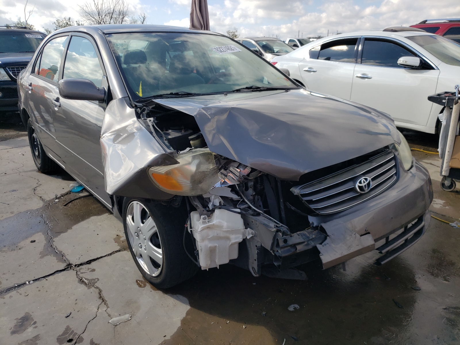 TOYOTA COROLLA CE 2004 with VIN 1NXBR32E04Z327453 - Photo from auction