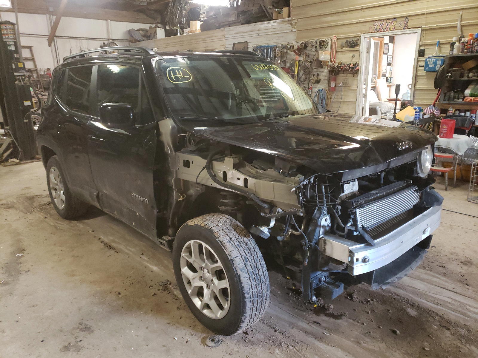 JEEP RENEGADE L 2017 with VIN ZACCJBBB3HPG20514 - Photo from auction