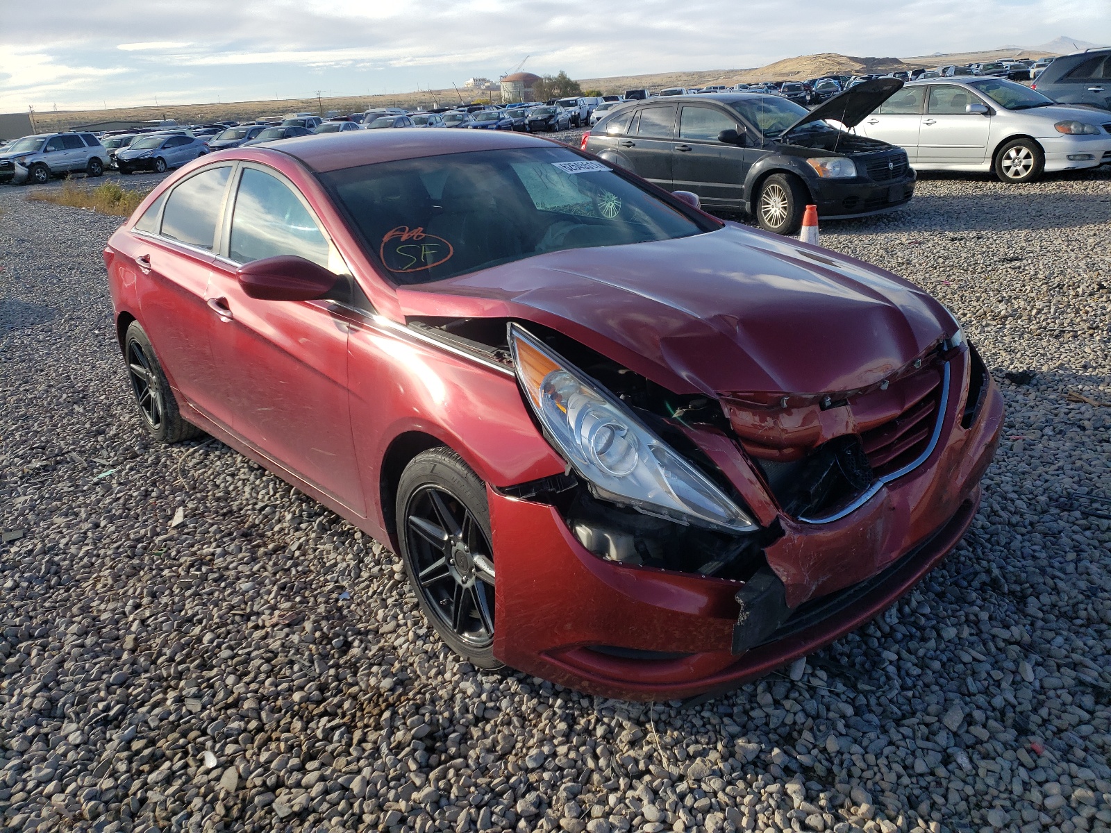 Photo 1 from auction – 2013 HYUNDAI SONATA GLS with VIN 5NPEB4AC2DH732509