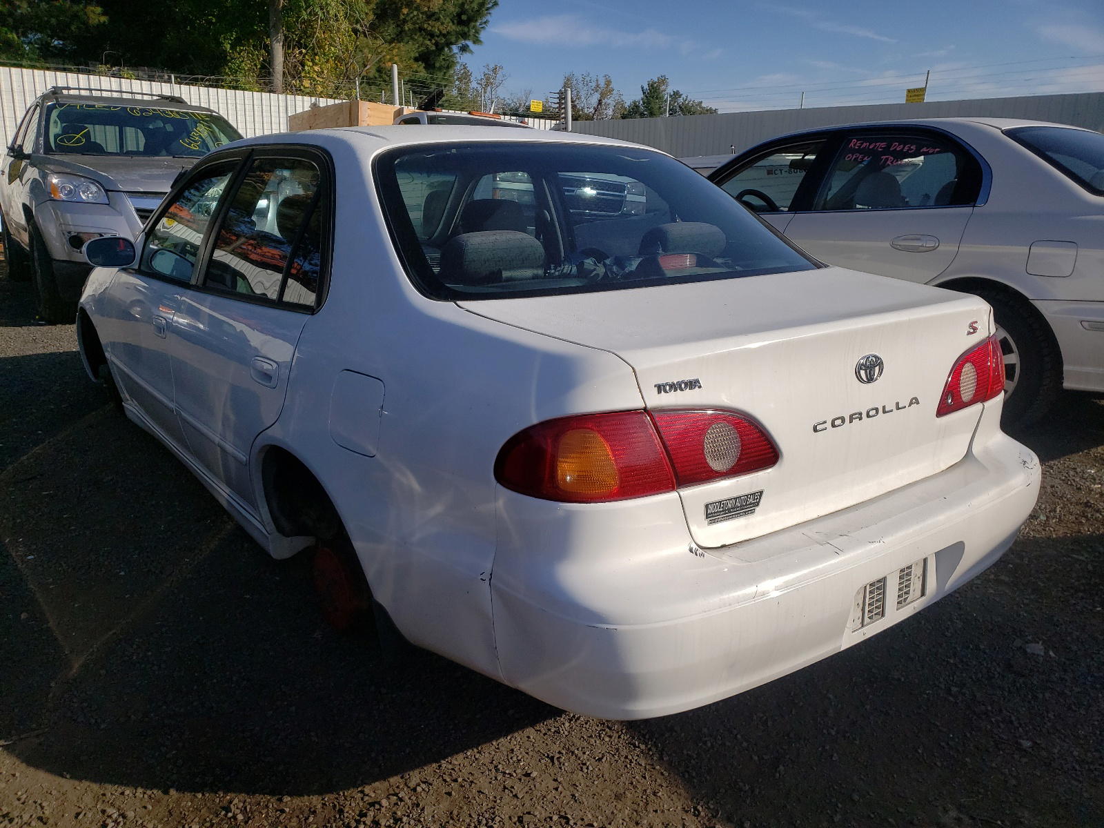 Photo 3 from auction – 2002 TOYOTA COROLLA CE with VIN 1NXBR12E62Z572680