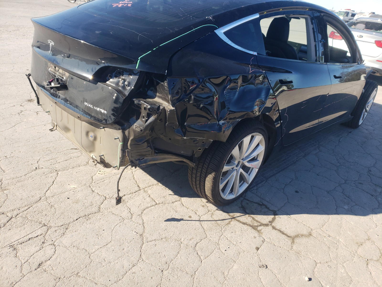 Photo 9 from auction – 2020 TESLA MODEL 3 with VIN 5YJ3E1EBXLF647817