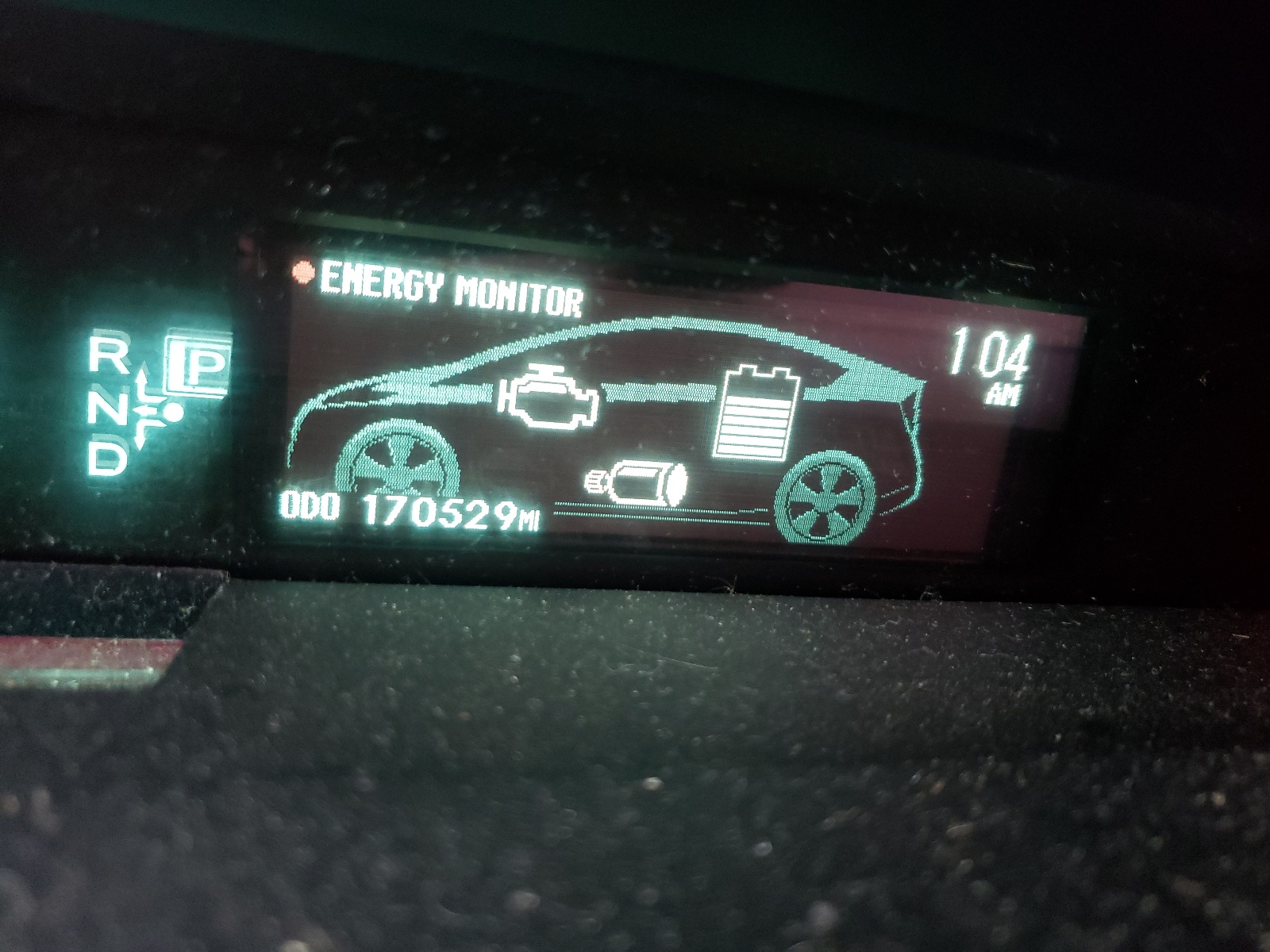 Photo 8 from auction – 2010 TOYOTA PRIUS with VIN JTDKN3DU0A0116180