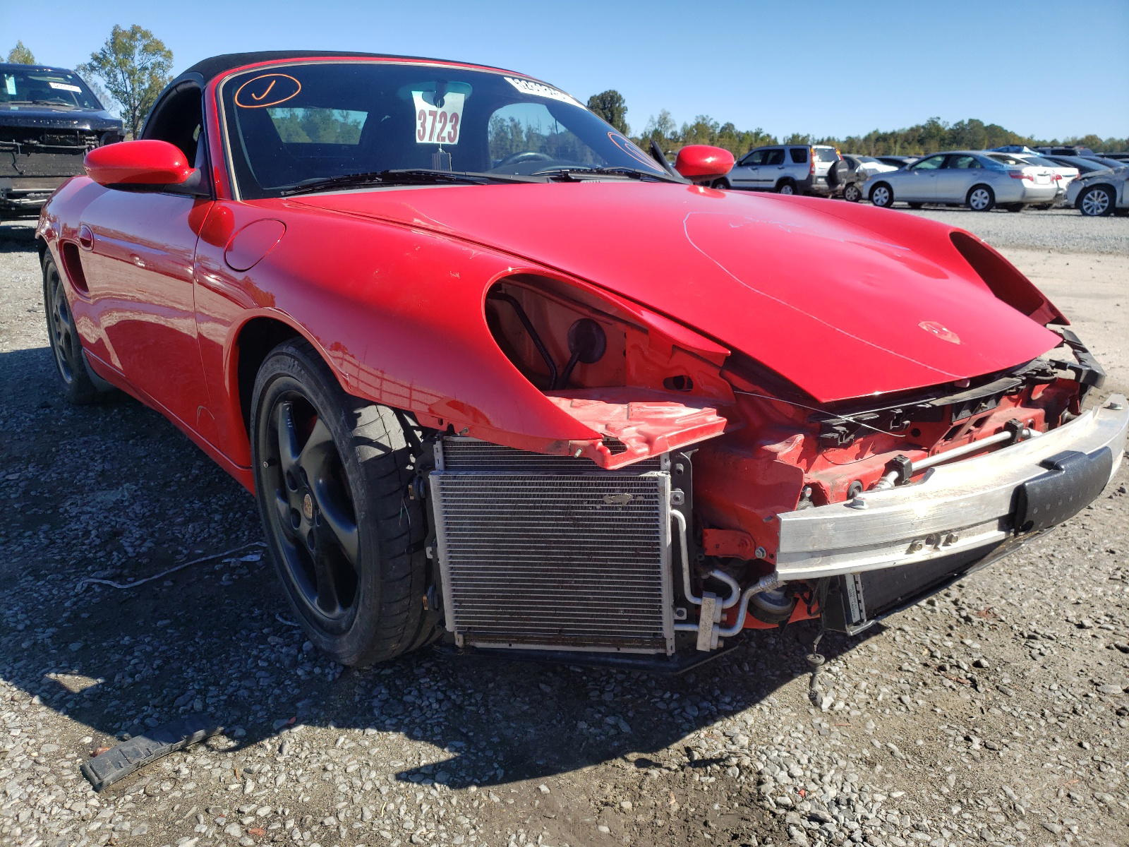 PORSCHE BOXSTER S 2000 with VIN WP0CB2982YU660380 - Photo from auction