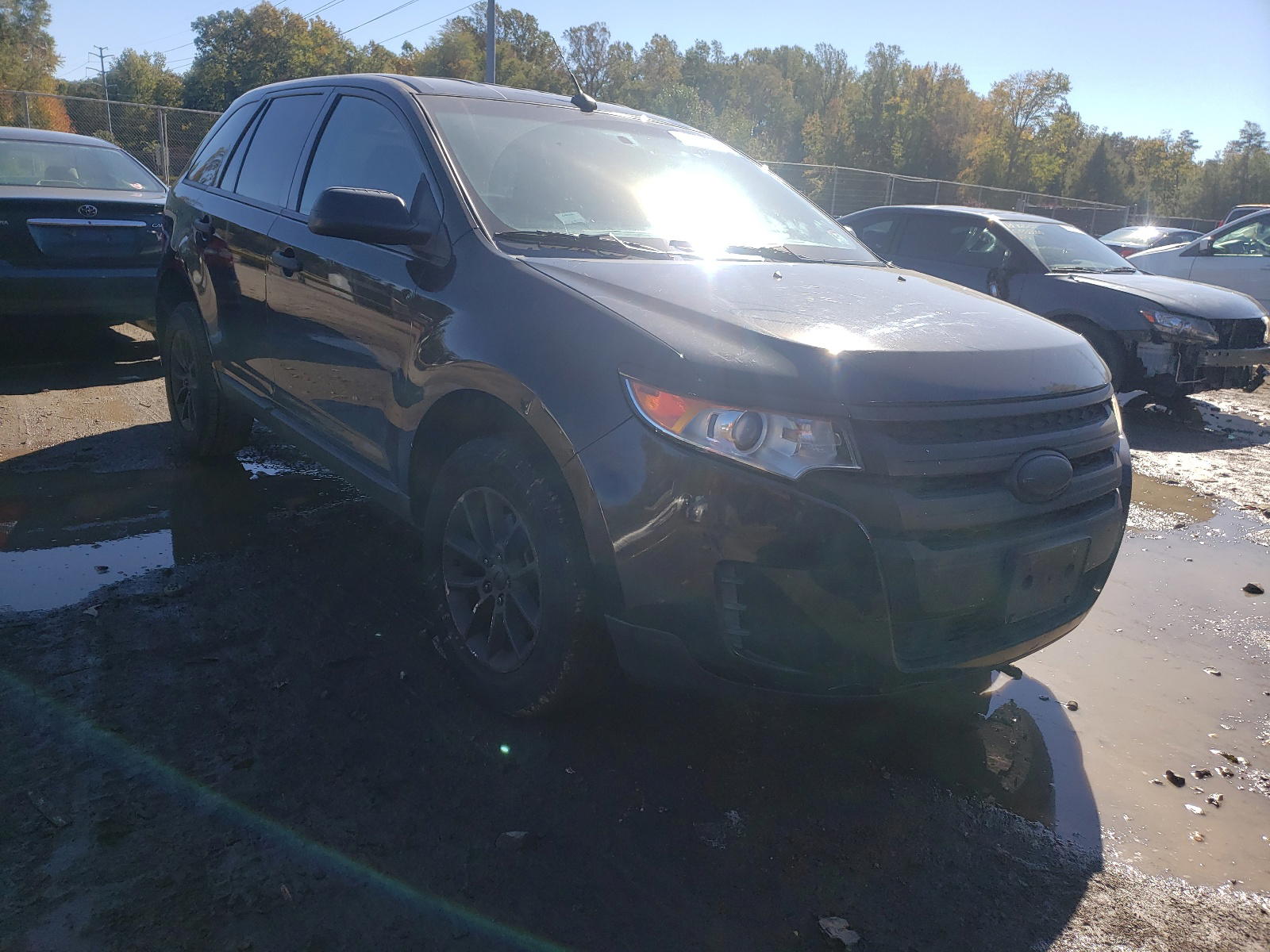 FORD EDGE SE 2013 with VIN 2FMDK3GC9DBC87819 - Photo from auction