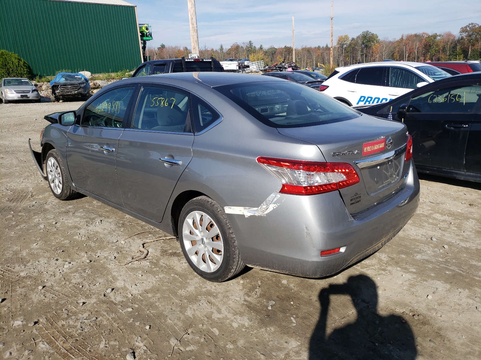 Photo 3 from auction – 2013 NISSAN SENTRA S with VIN 3N1AB7AP7DL714920