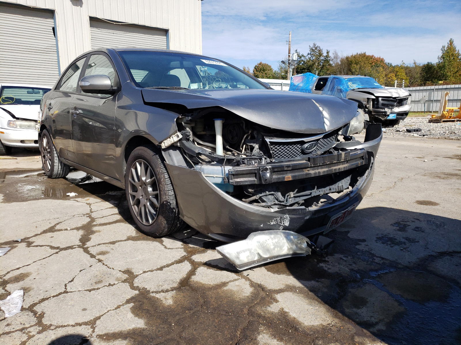 KIA FORTE EX 2010 with VIN KNAFU4A2XA5059807 - Photo from auction