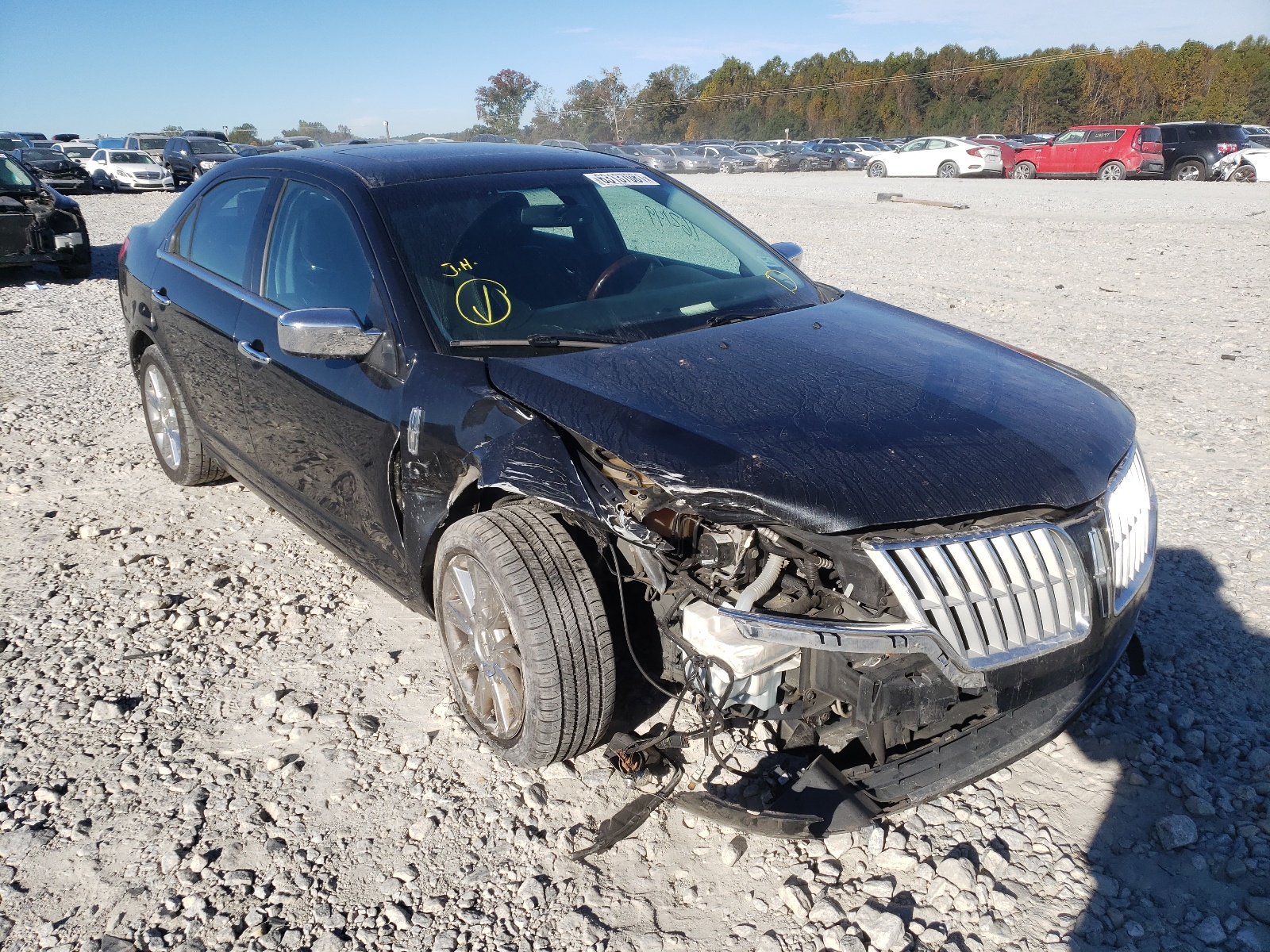 LINCOLN MKZ 2012 with VIN 3LNHL2GC8CR814046 - Photo from auction