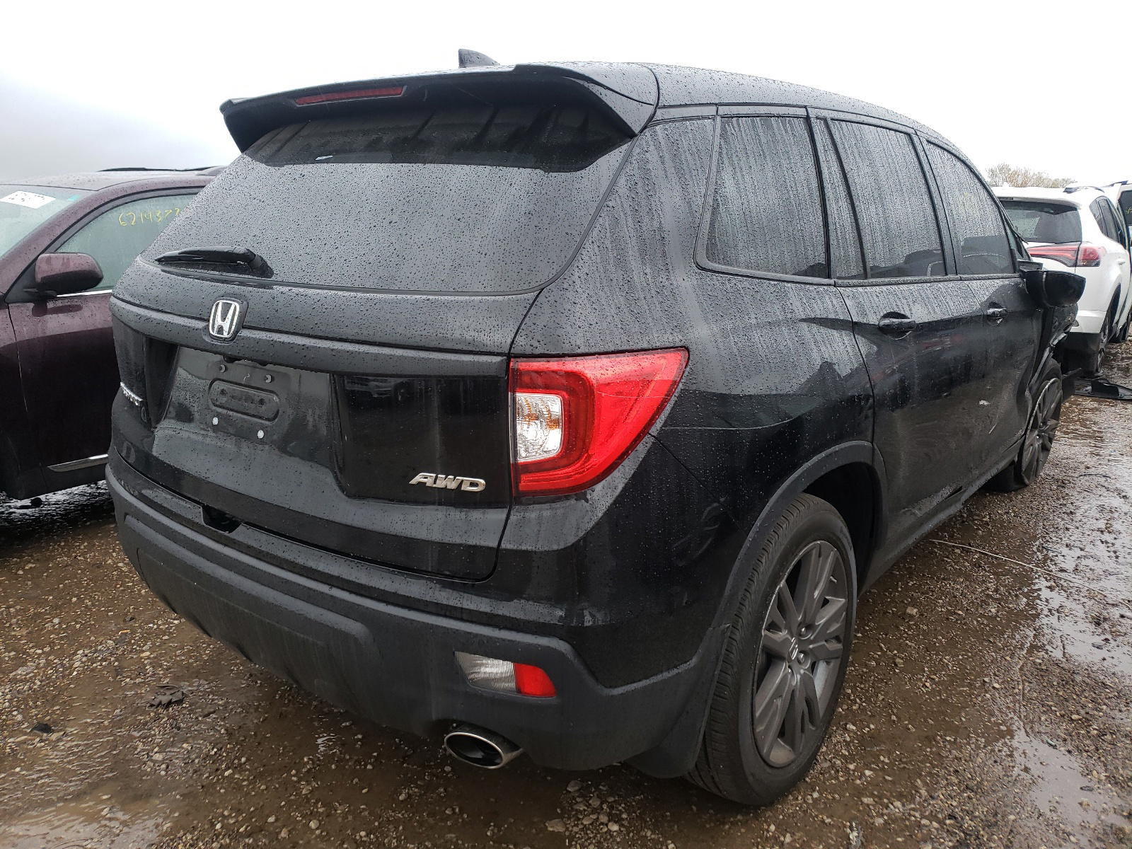 Photo 4 from auction – 2020 HONDA PASSPORT E with VIN 5FNYF8H50LB020898