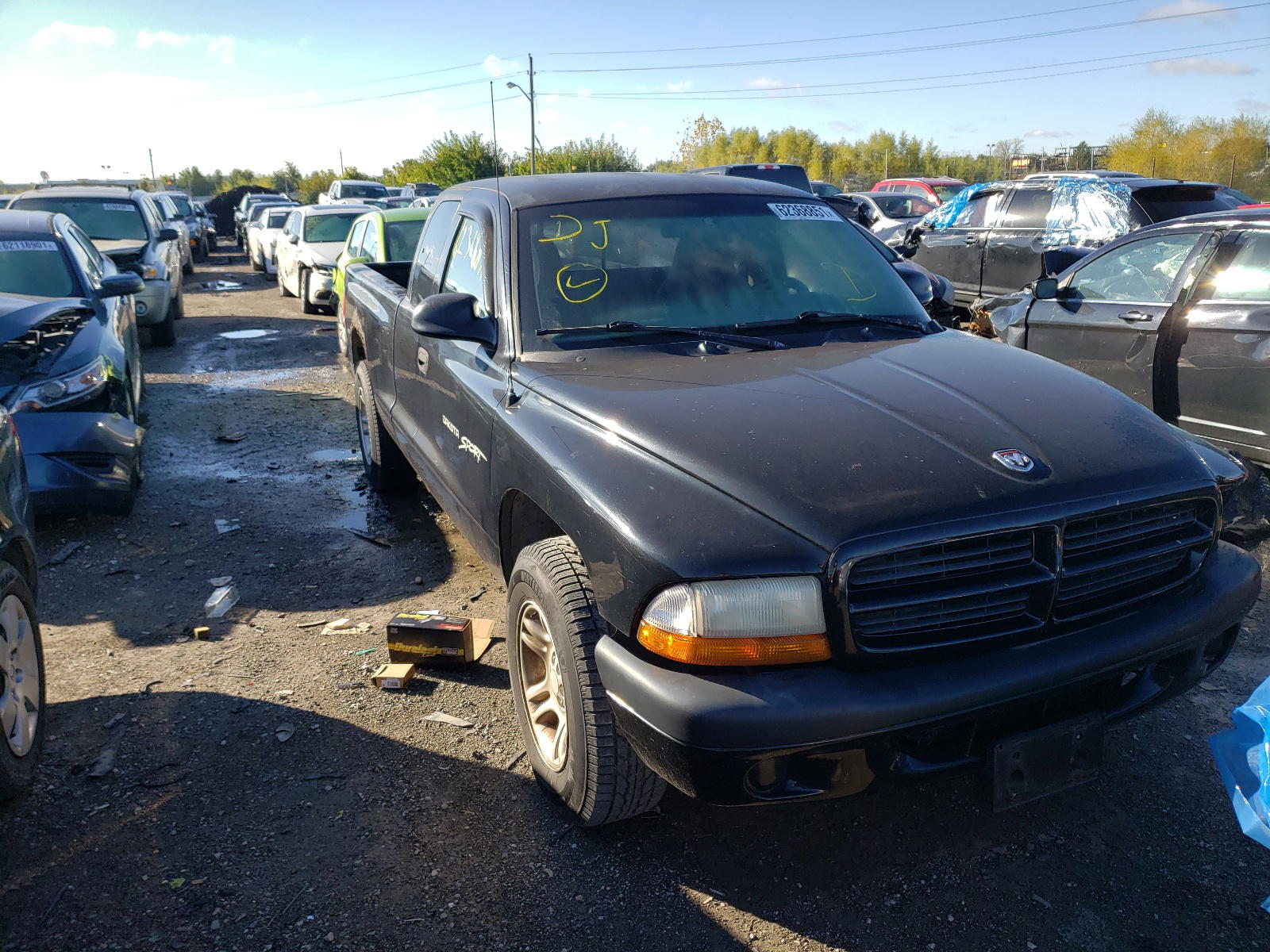 DODGE DAKOTA 2001 with VIN 1B7GL22X31S103723 - Photo from auction