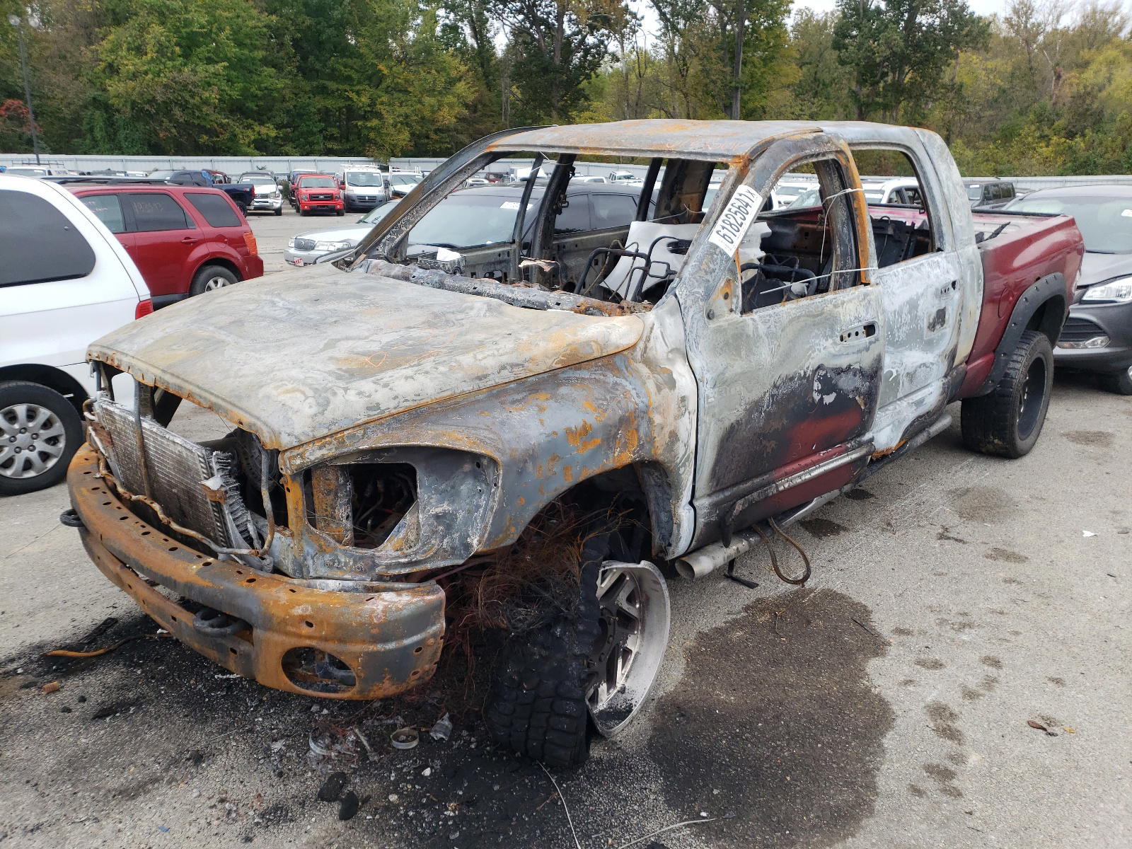 Photo 9 from auction – 2007 DODGE RAM 2500 with VIN 3D7KS29A27G770612
