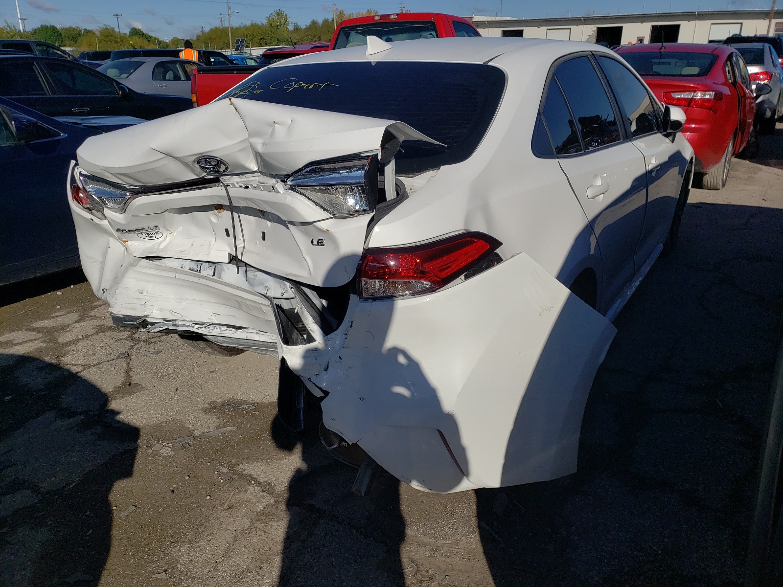 Photo 4 from auction – 2021 TOYOTA COROLLA LE with VIN JTDEPMAE4MJ132486