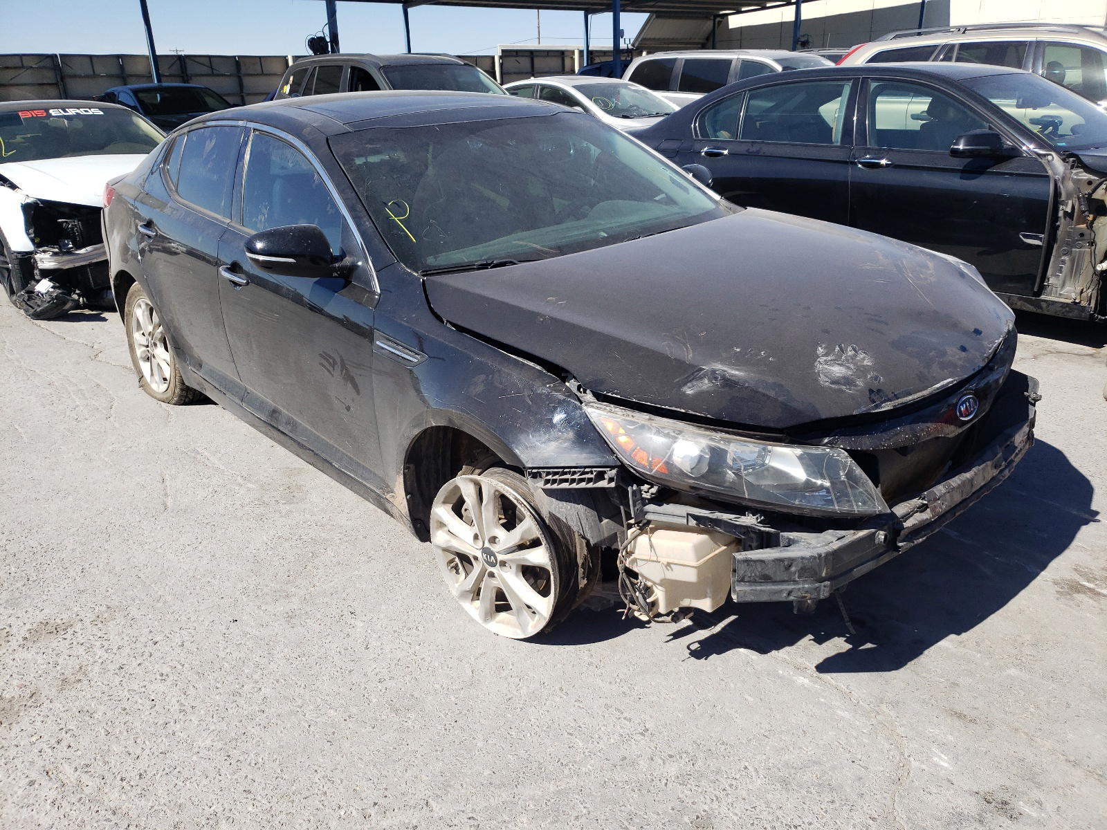KIA OPTIMA EX 2011 with VIN KNAGN4A70B5117227 - Photo from auction