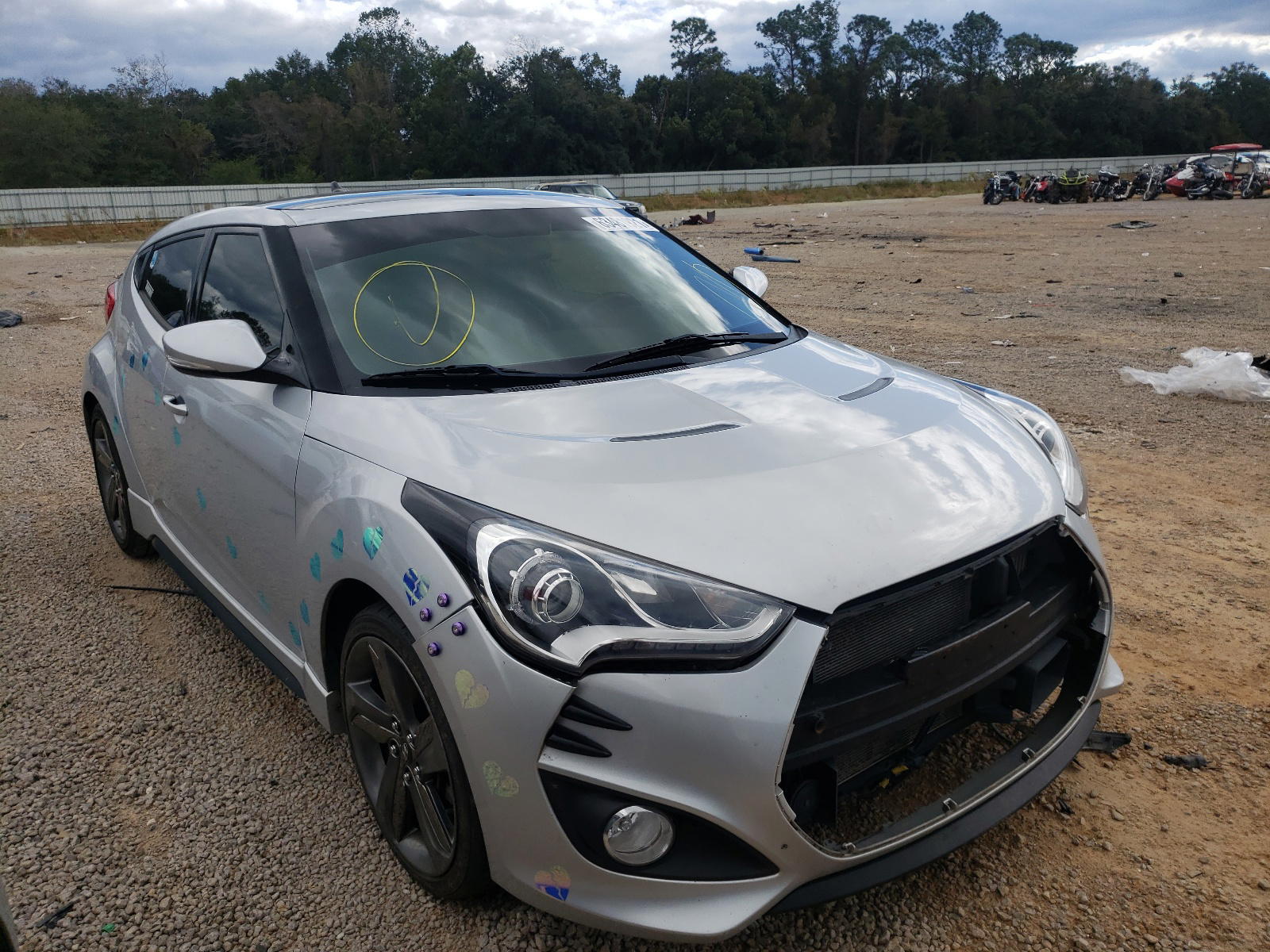 HYUNDAI VELOSTER T 2014 with VIN KMHTC6AEXEU209405 - Photo from auction