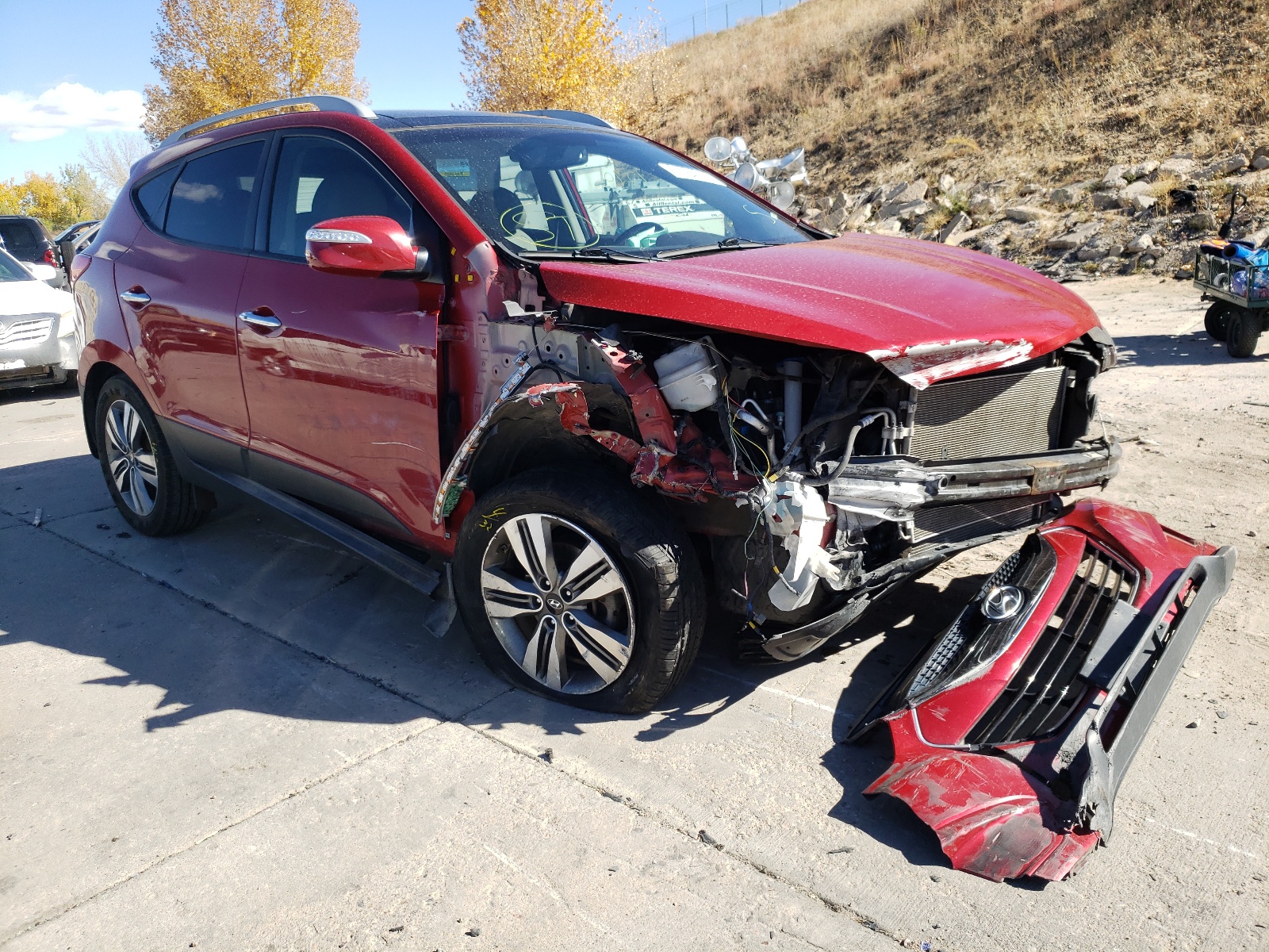 Photo 1 from auction – 2014 HYUNDAI TUCSON GLS with VIN KM8JUCAG2EU860161