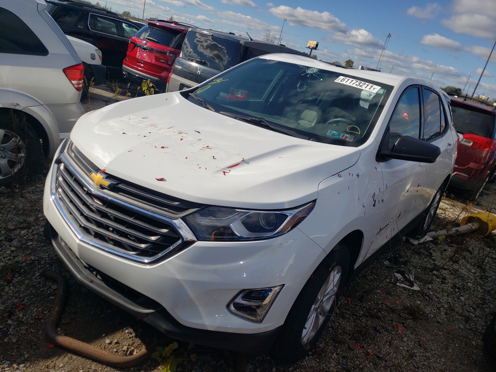 Photo 2 from auction – 2019 CHEVROLET EQUINOX LS with VIN 2GNAXSEV7K6266469
