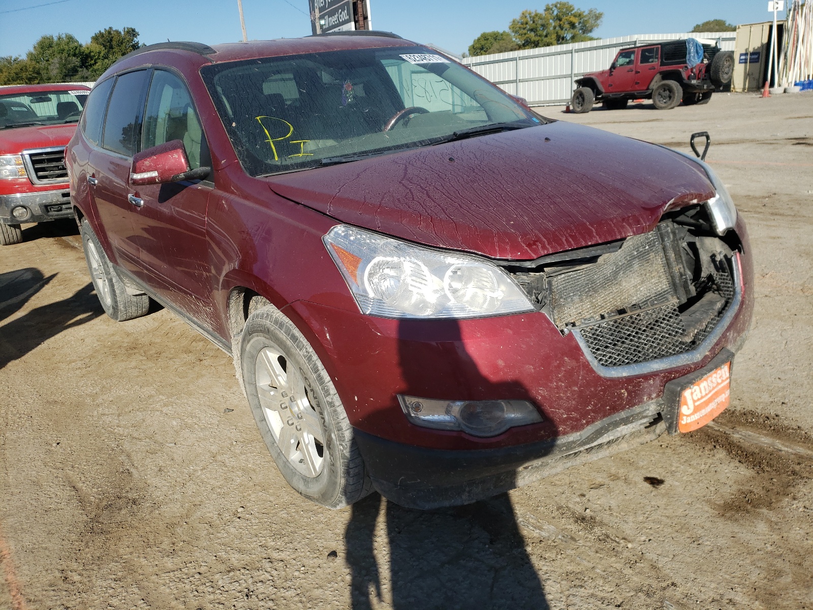CHEVROLET TRAVERSE L 2010 with VIN 1GNLRGED9AJ239007 - Photo from auction