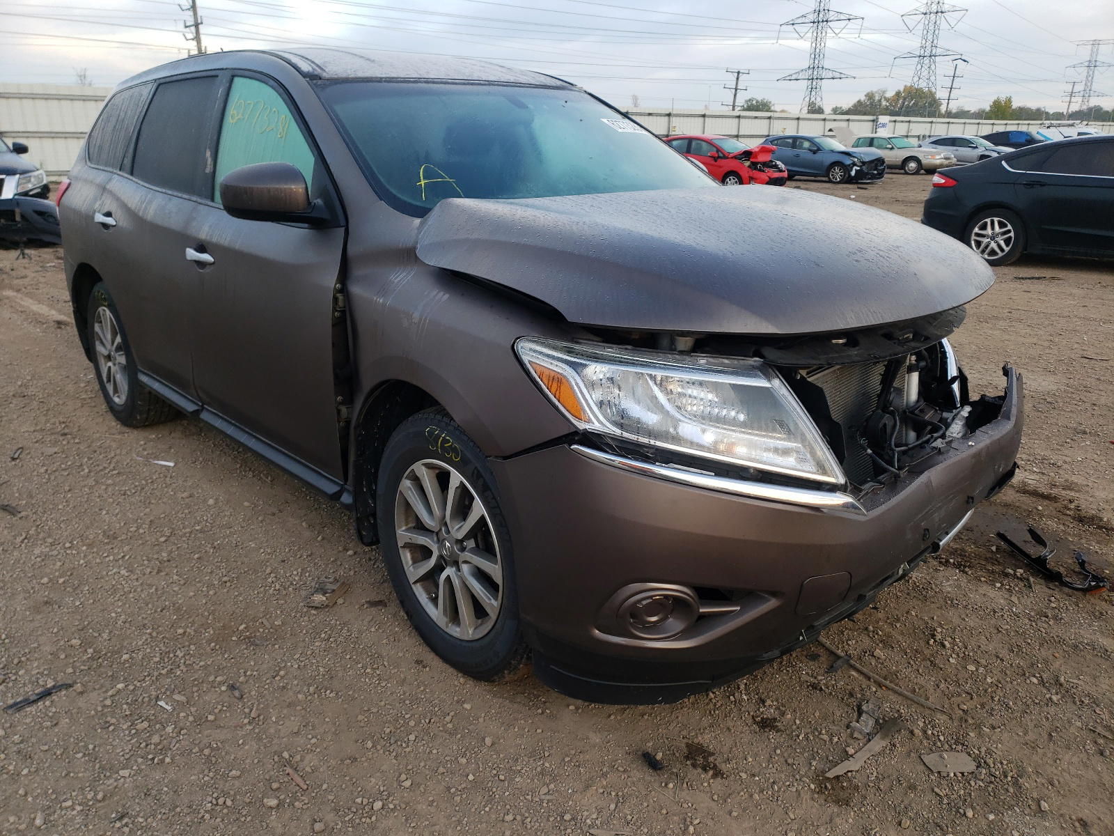 NISSAN PATHFINDER 2015 with VIN 5N1AR2MM8FC625624 - Photo from auction