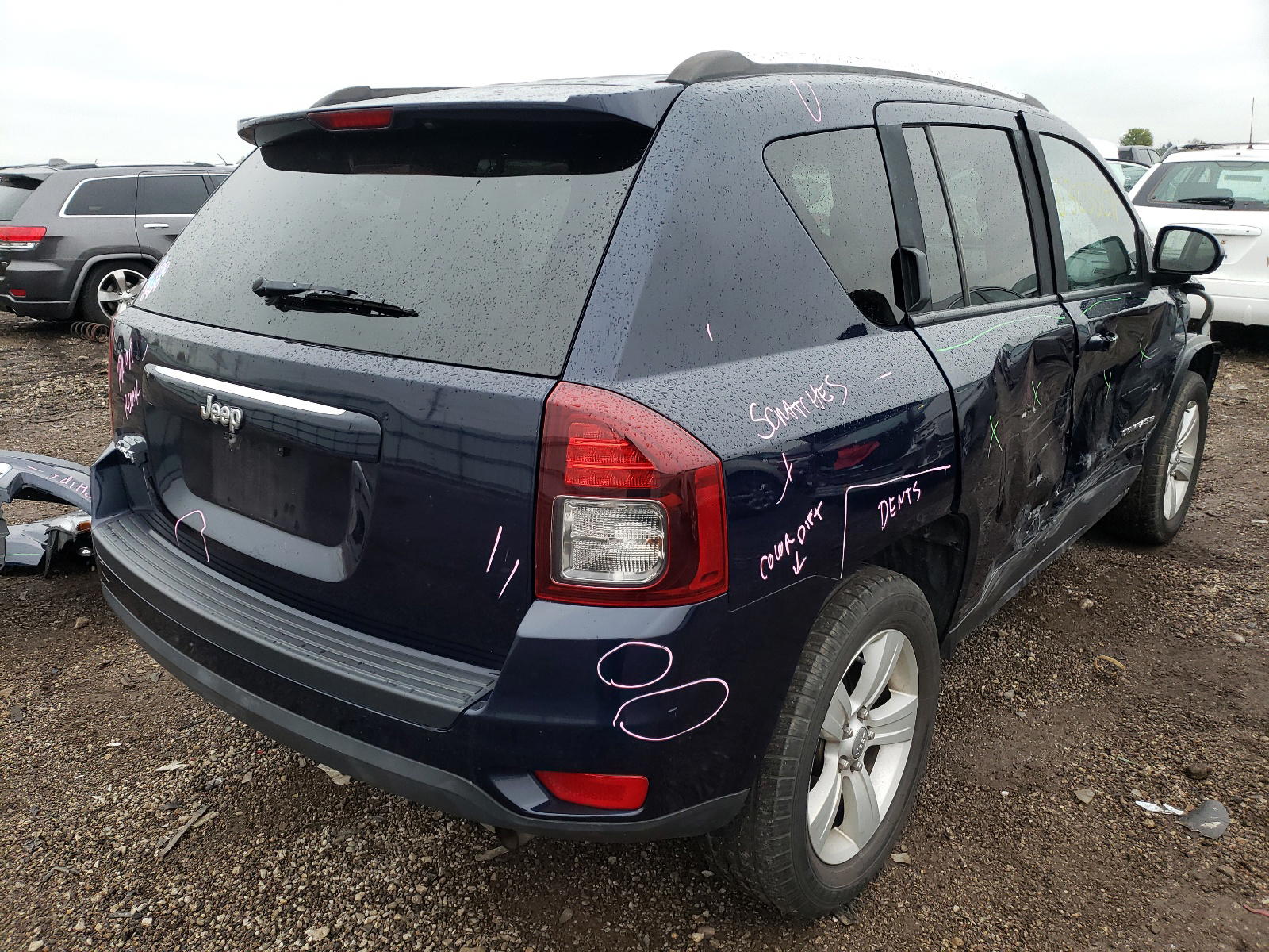 Photo 4 from auction – 2014 JEEP COMPASS SP with VIN 1C4NJDBB0ED865365