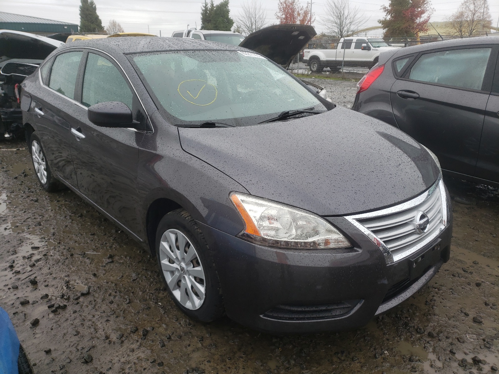 Photo 1 from auction – 2014 NISSAN SENTRA S with VIN 3N1AB7AP9EL667701