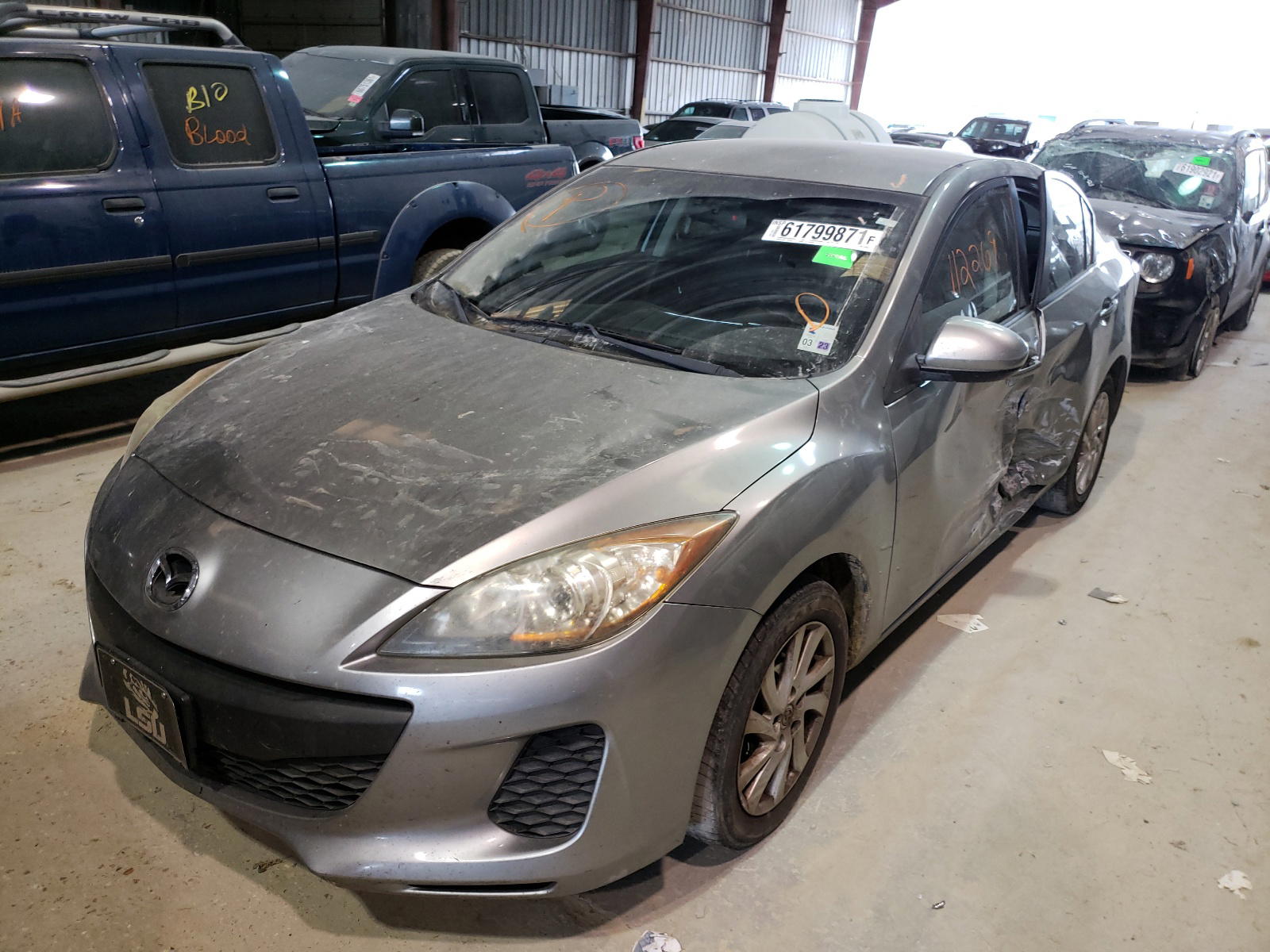 Photo 2 from auction – 2012 MAZDA 3 I with VIN JM1BL1VF8C1516995