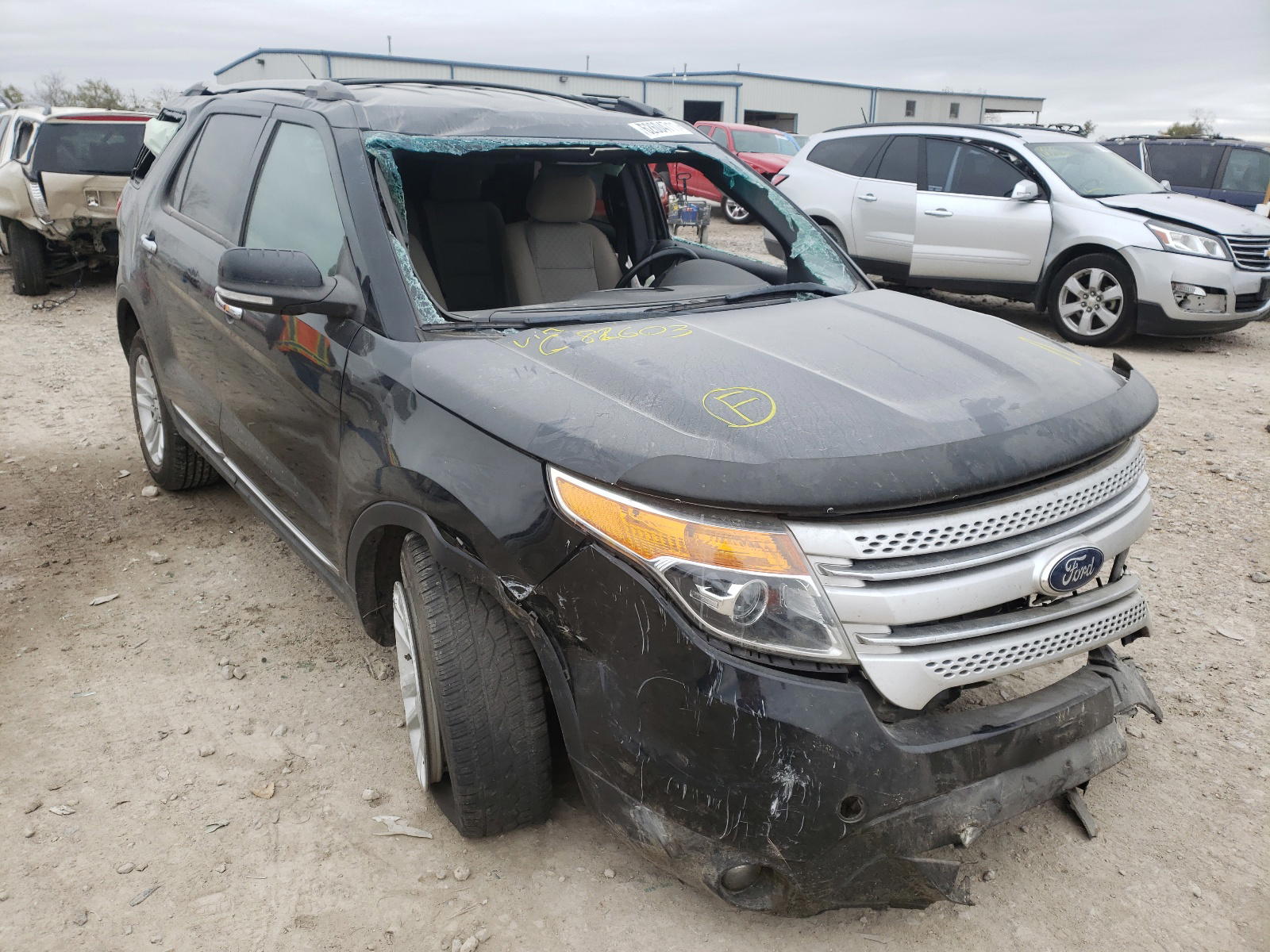FORD EXPLORER X 2013 with VIN 1FM5K8D82DGC82603 - Photo from auction