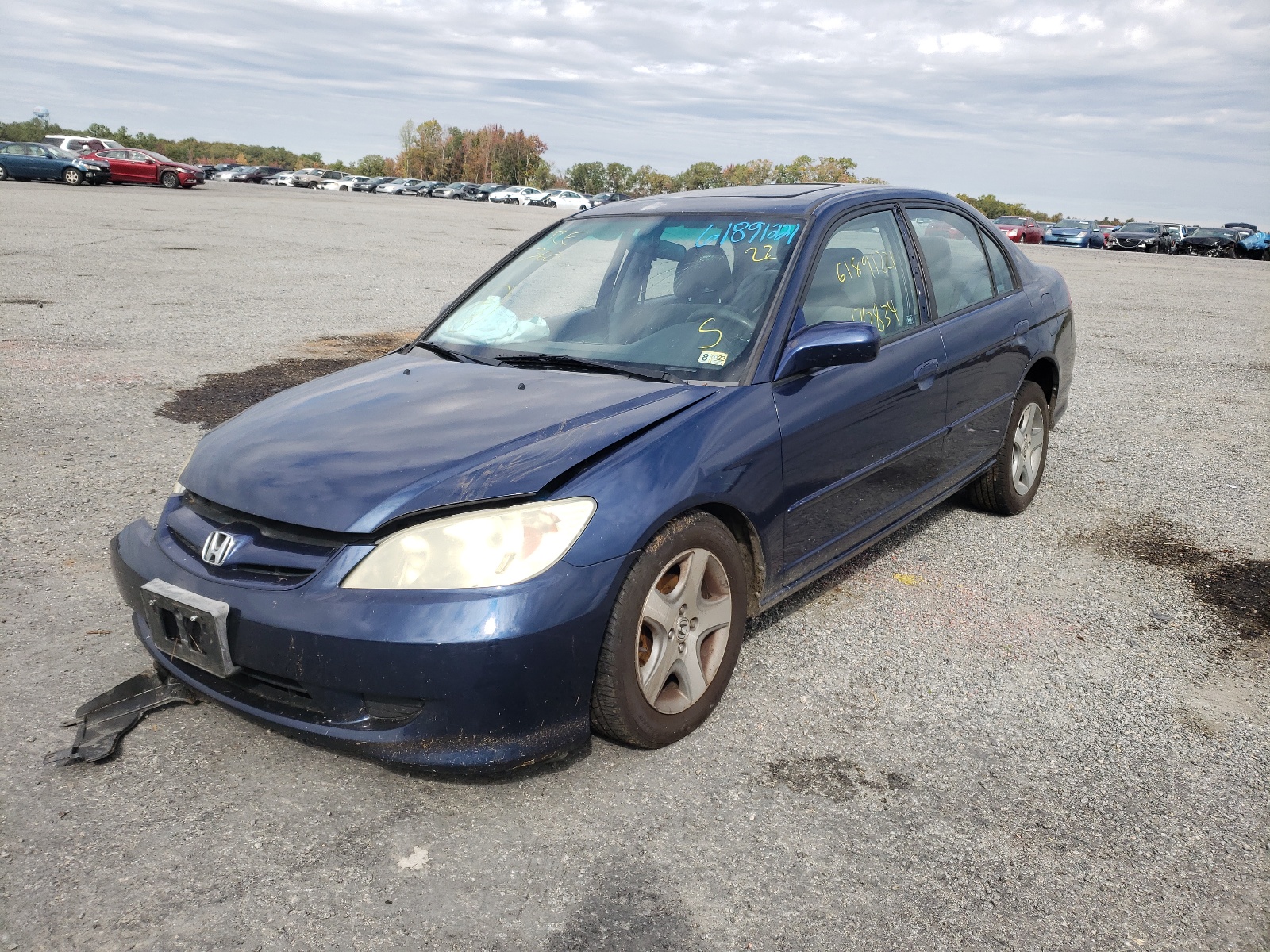 Photo 2 from auction – 2005 HONDA CIVIC EX with VIN 2HGES267X5H541013