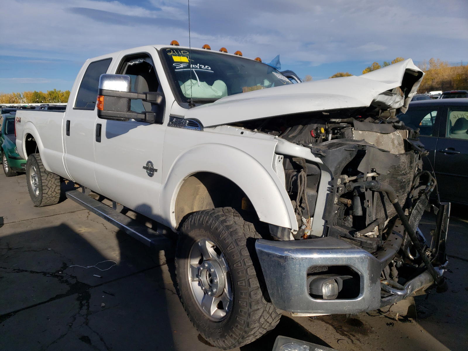 FORD F350 SUPER 2014 with VIN 1FT8W3BTXEEB63341 - Photo from auction