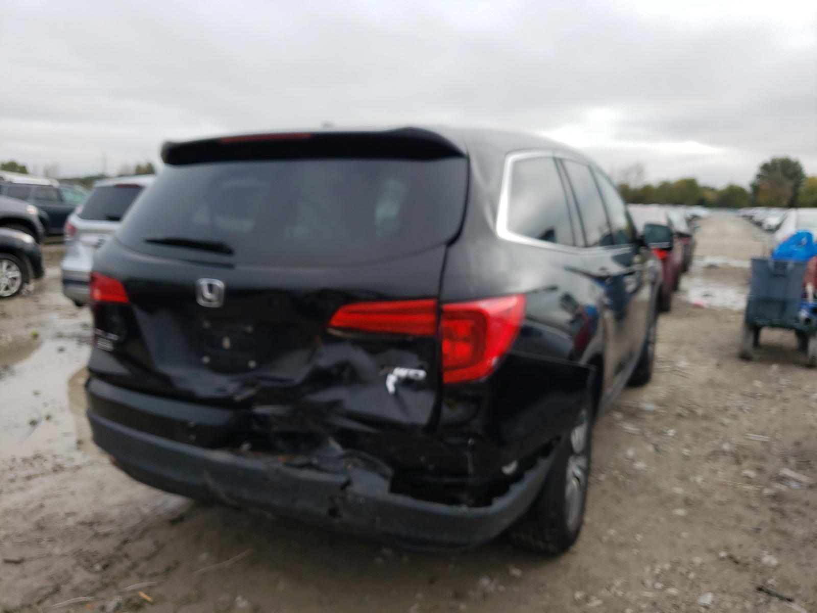 Photo 9 from auction – 2017 HONDA PILOT EXL with VIN 5FNYF6H59HB019096