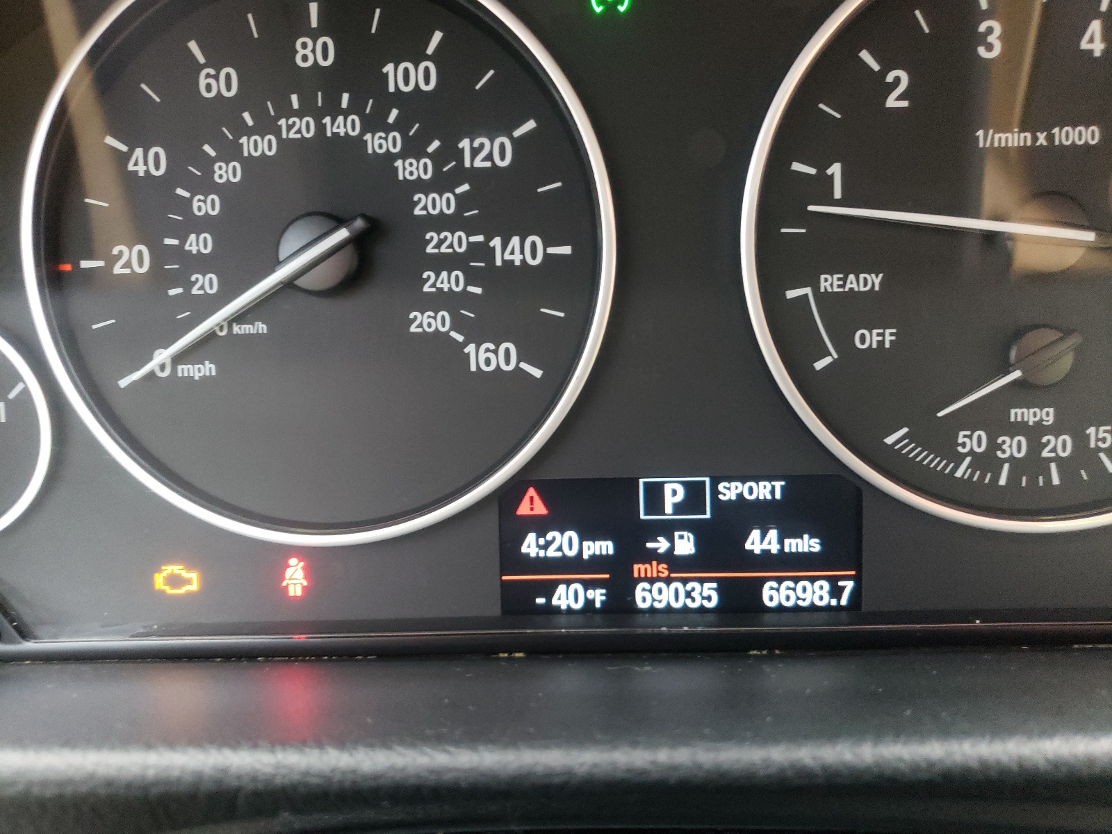 Photo 8 from auction – 2013 BMW 320 I XDRI with VIN WBA3C3C56DF979617