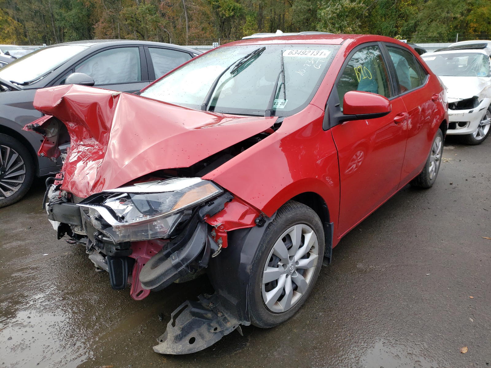 Photo 2 from auction – 2015 TOYOTA COROLLA L with VIN 2T1BURHE3FC362503