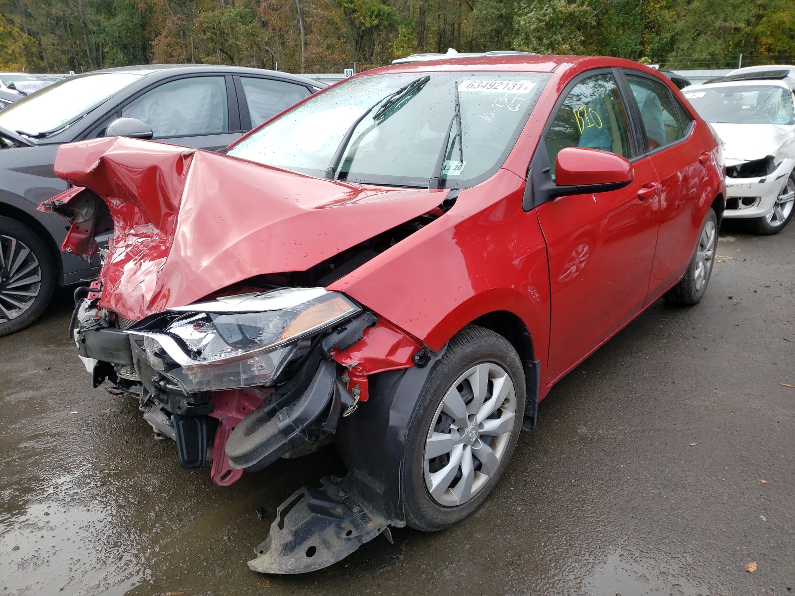 Zdjęcie 2 z aukcji – 2015 TOYOTA COROLLA L z VIN 2T1BURHE3FC362503