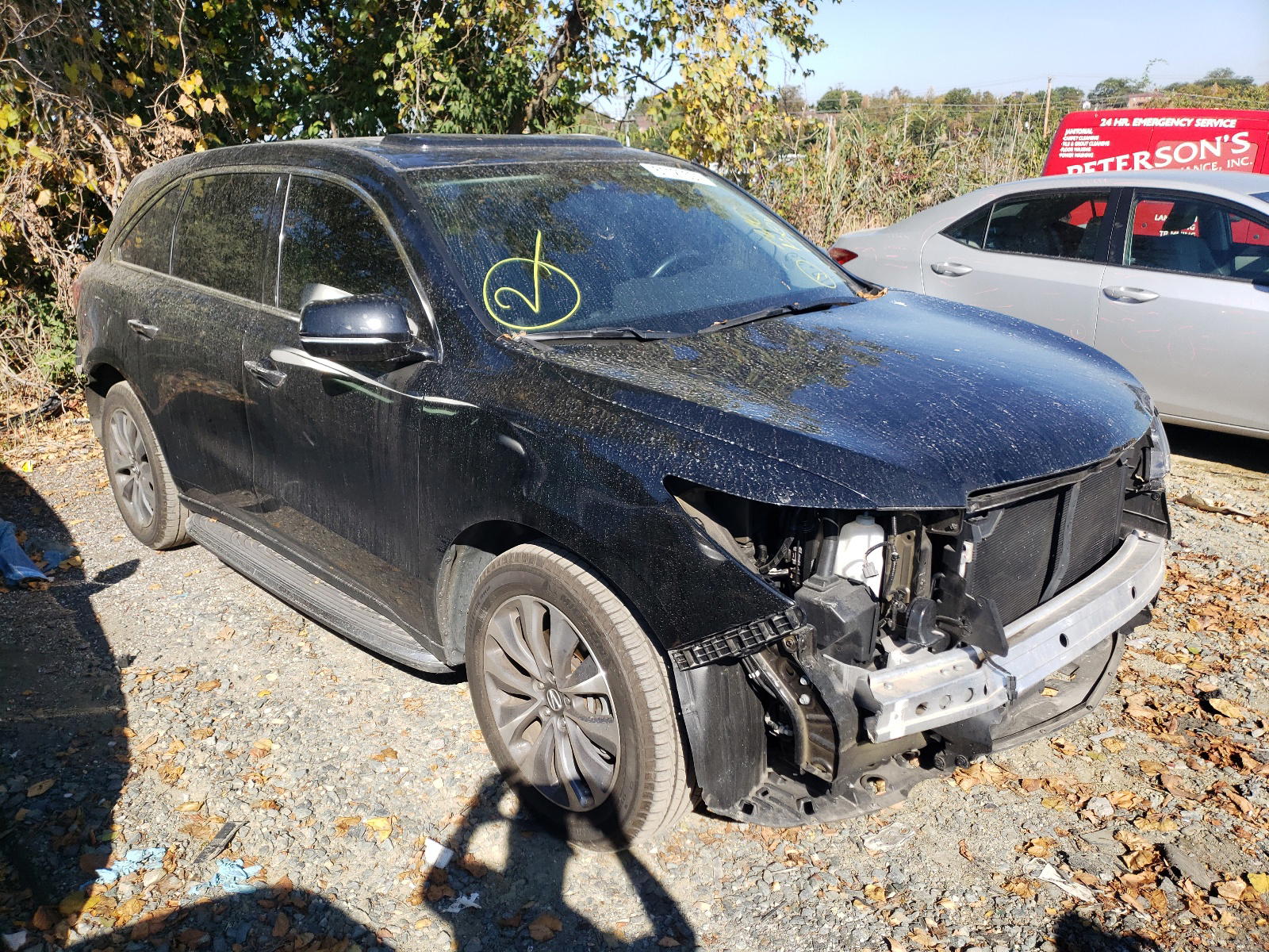 ACURA MDX TECHNO 2016 with VIN 5FRYD4H69GB052874 - Photo from auction