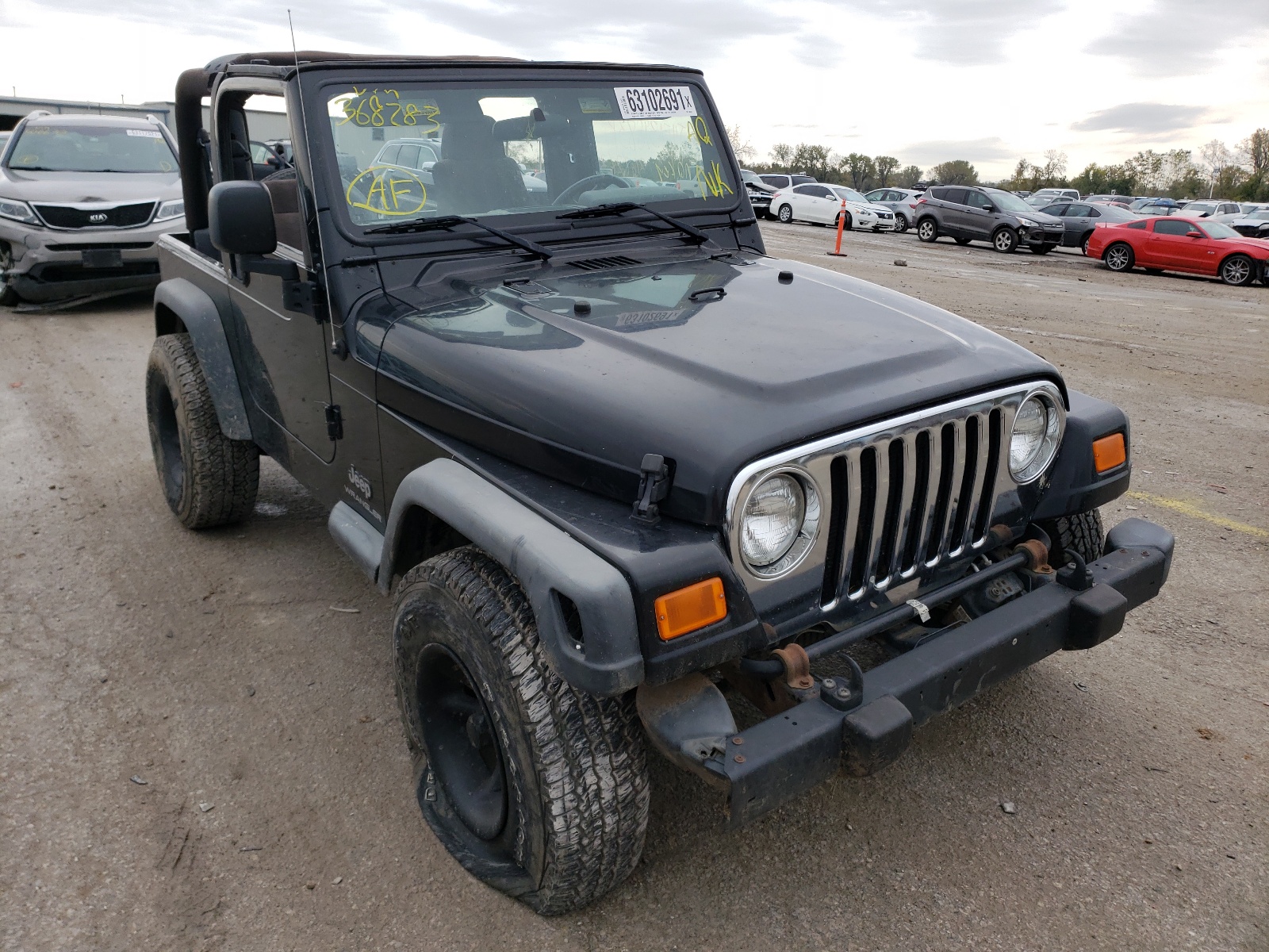 JEEP WRANGLER C 2003 с VIN 1J4FA39S83P368283 - Фото с аукциона
