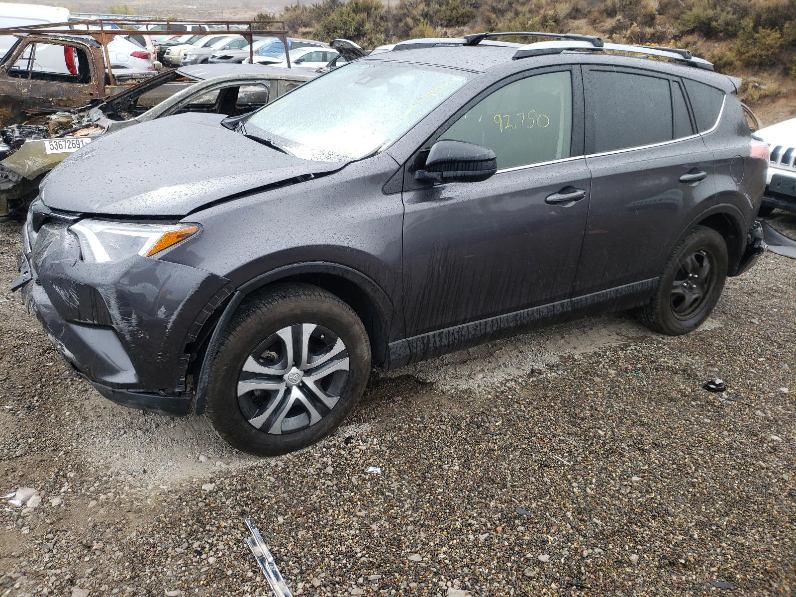 Photo 2 from auction – 2017 TOYOTA RAV4 LE with VIN JTMBFREV4HJ700142