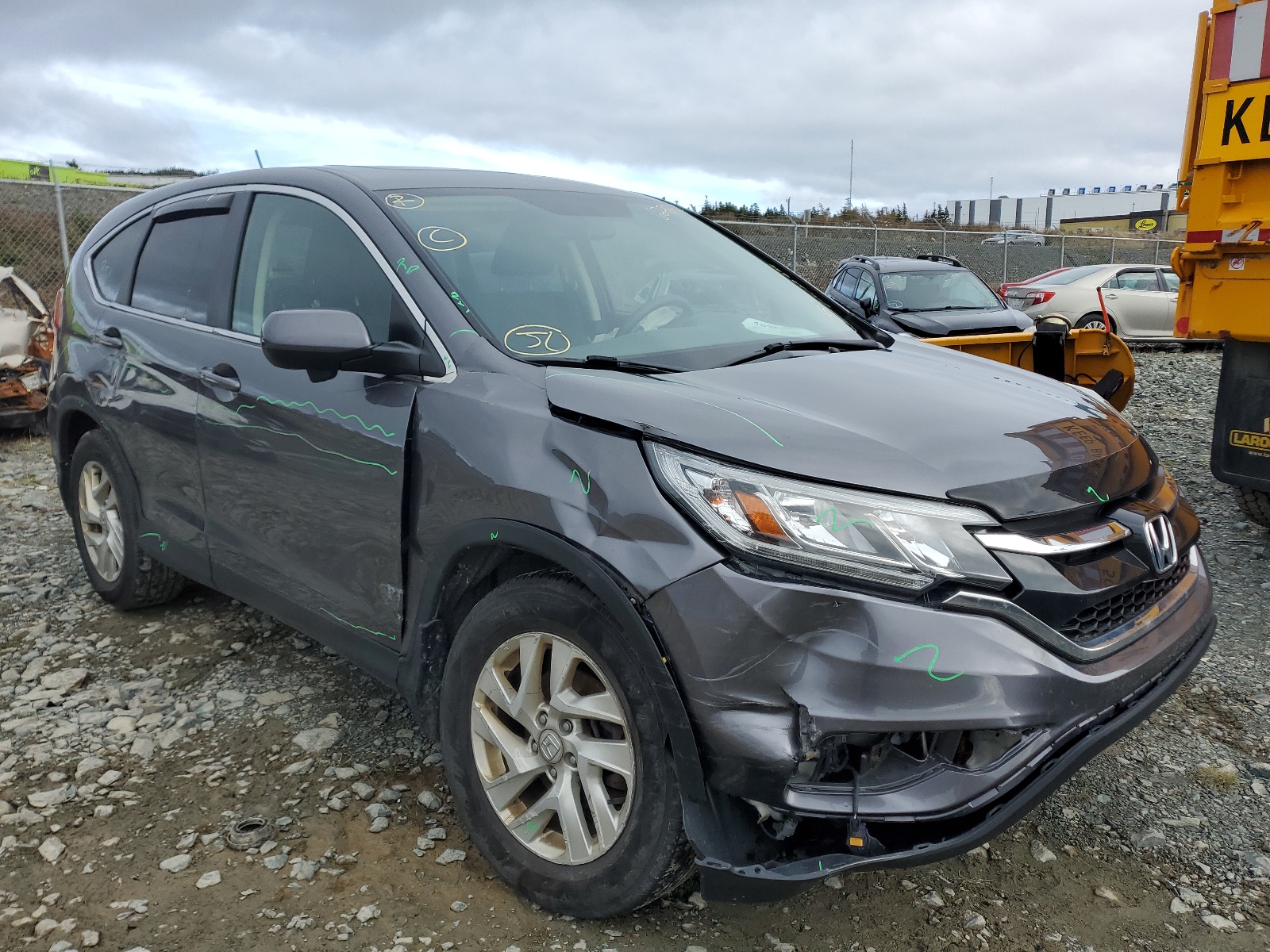 HONDA CR-V EX 2016 with VIN 2HKRM4H54GH120061 - Photo from auction