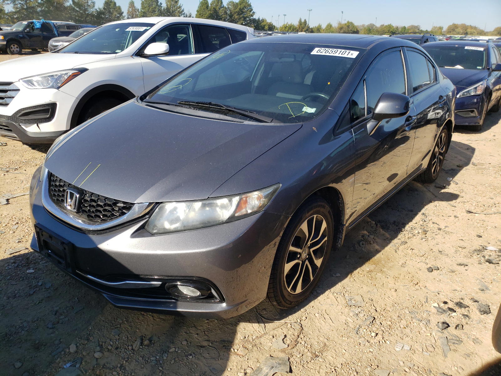 Photo 2 from auction – 2013 HONDA CIVIC EXL with VIN 19XFB2F91DE033222