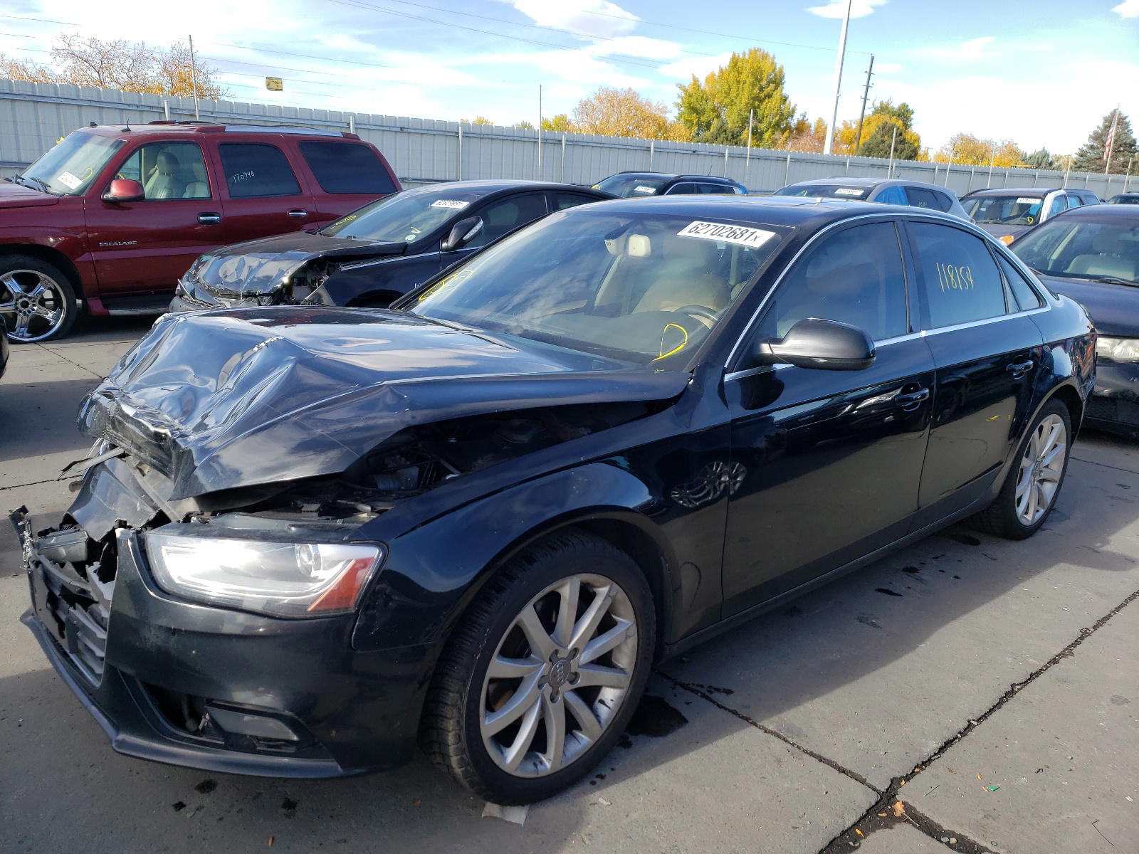 Photo 2 from auction – 2013 AUDI A4 PREMIUM with VIN WAUFFAFL9DN035948