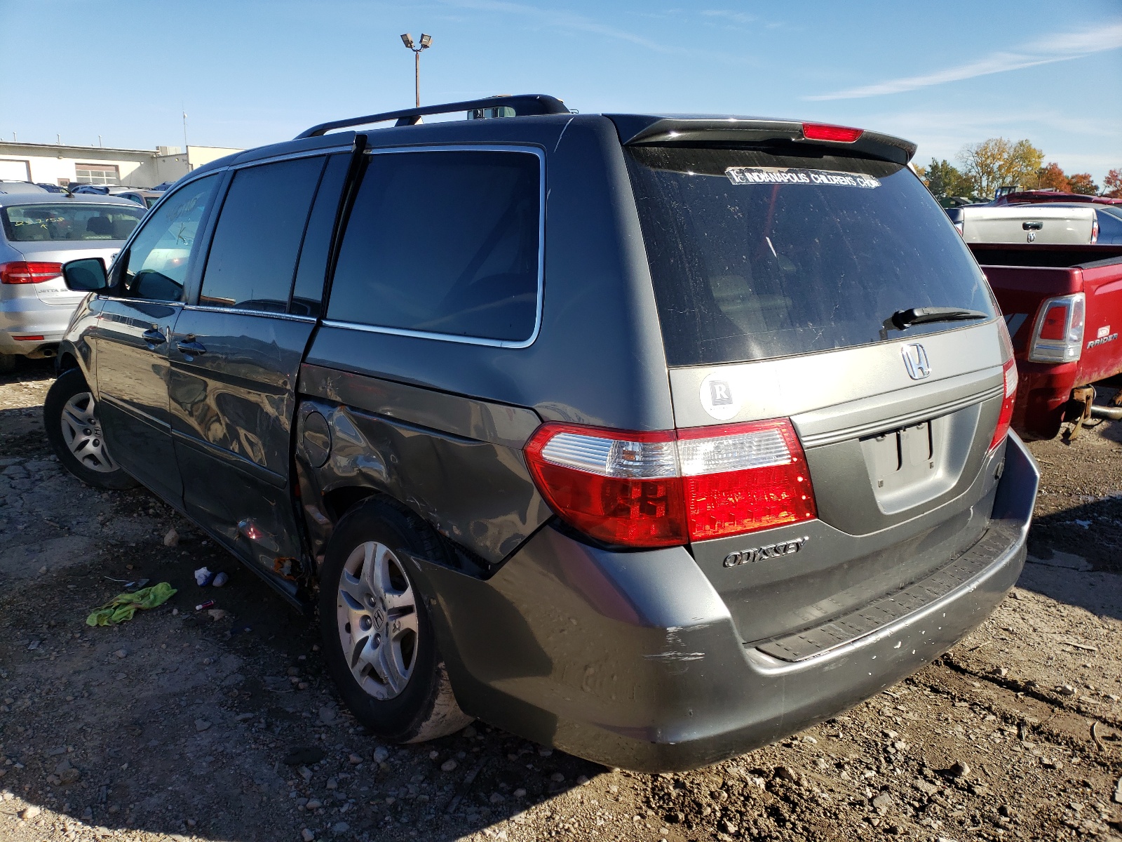Photo 3 from auction – 2007 HONDA ODYSSEY EX with VIN 5FNRL38797B460710