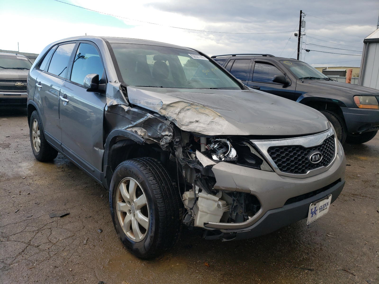 KIA SORENTO BA 2011 with VIN 5XYKT3A17BG080340 - Photo from auction